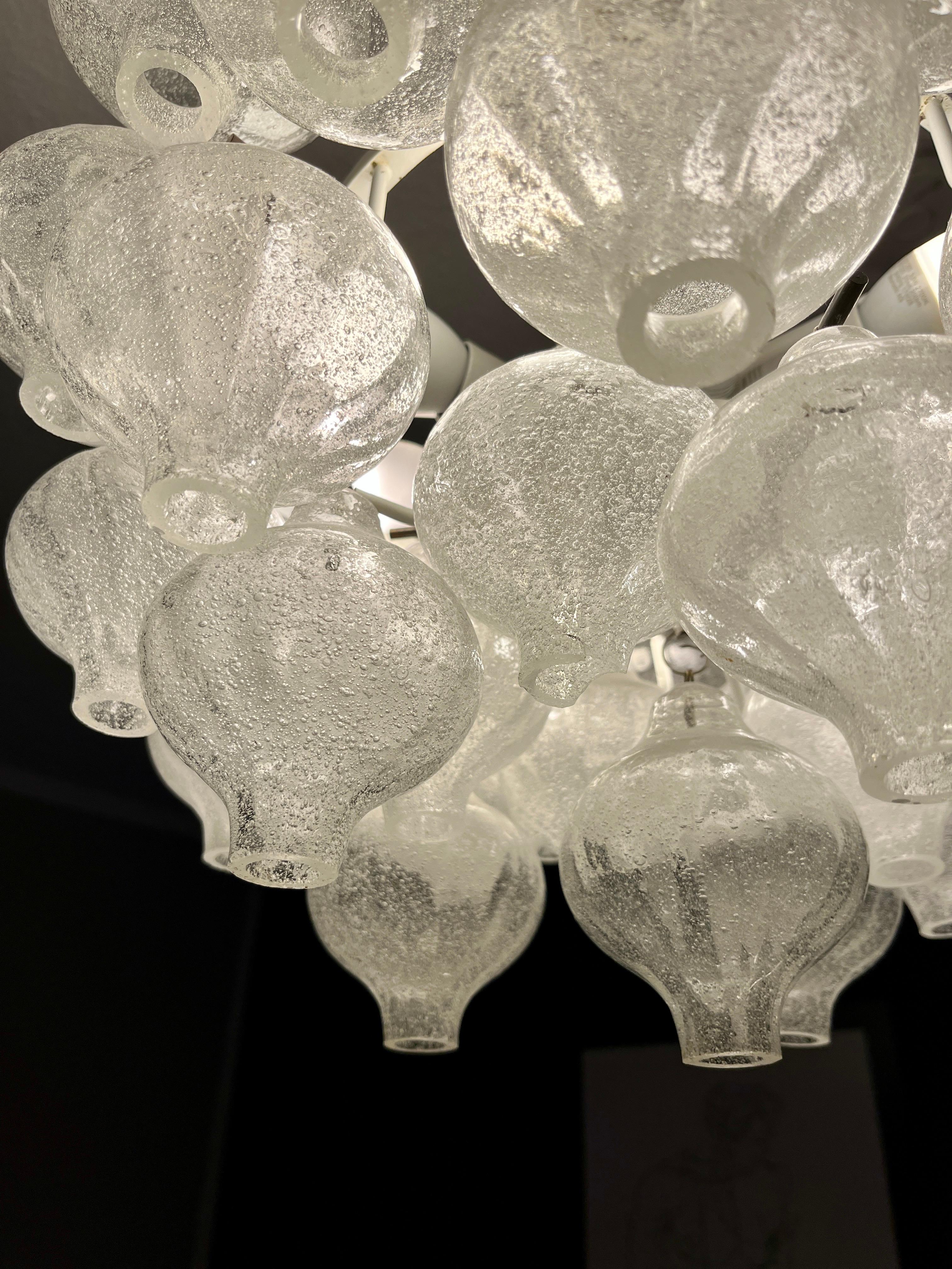 Lampadario di J.T. Kalmar negli anni '60, modello 