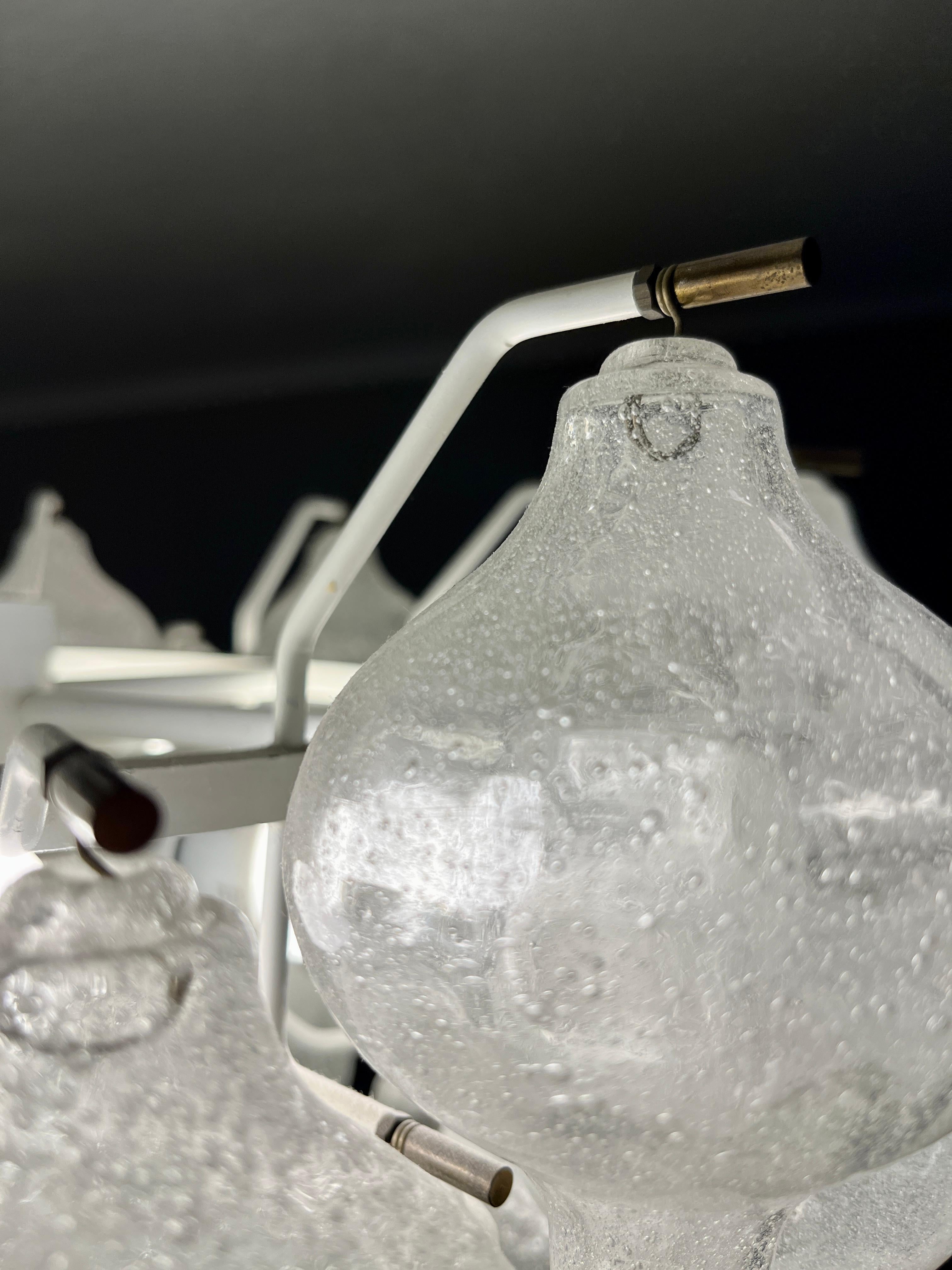 Lampadario di J.T. Kalmar negli anni '60, modello 