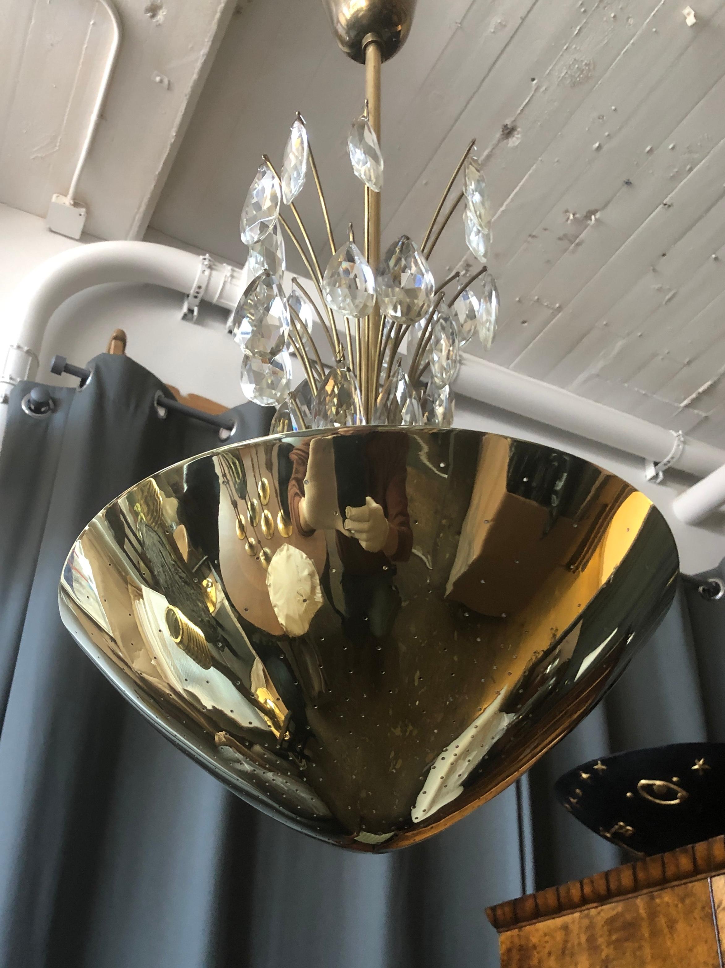 Finlandais Lustre de Lisa Johansson-Pape pour Orno en vente