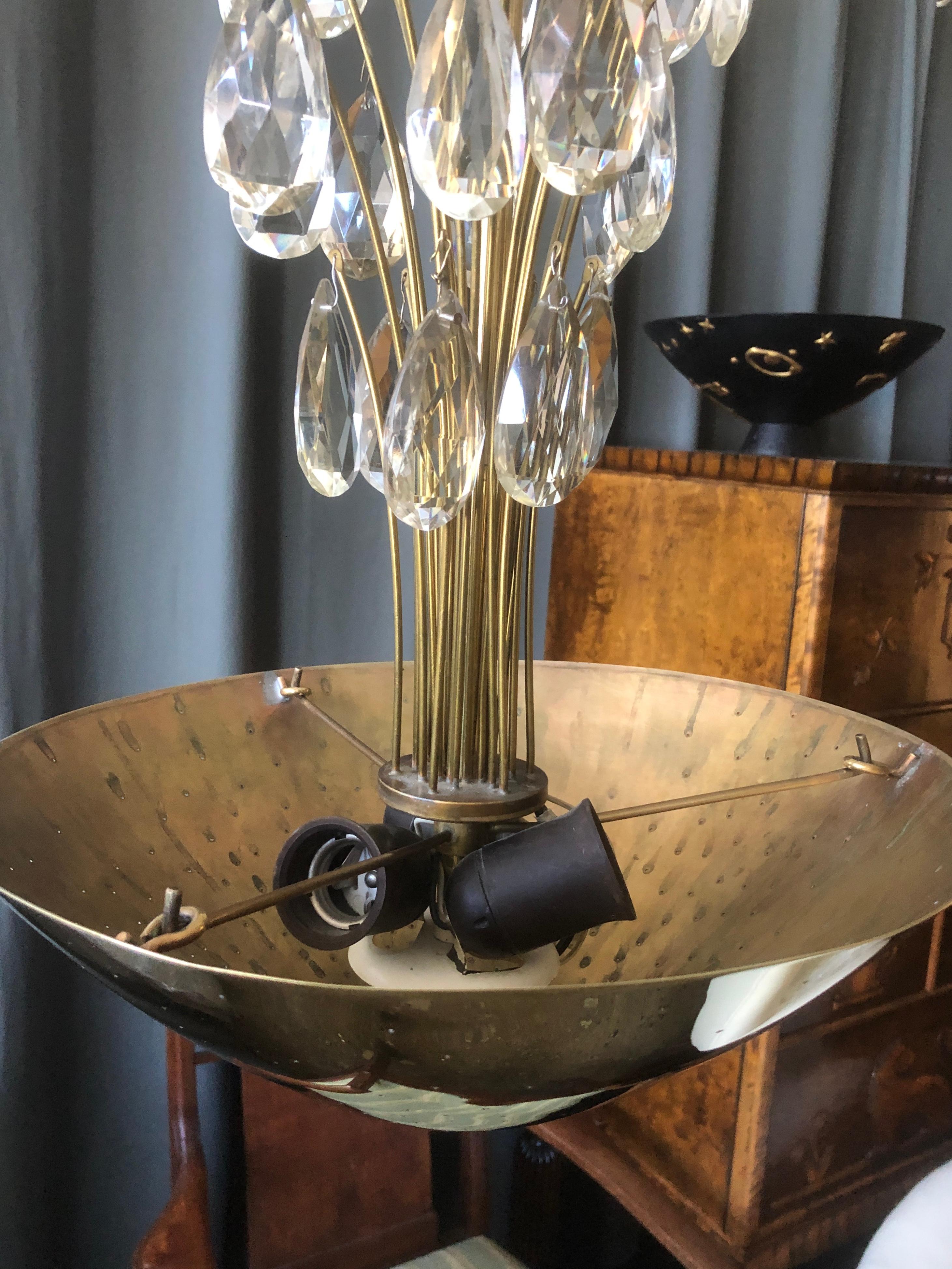 Lustre de Lisa Johansson-Pape pour Orno Bon état - En vente à Long Island City, NY