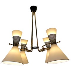 Chandelier by Maison Arlus, 1950