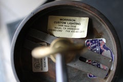 Chandelier by Morrison Custom Lighting, Novato, California