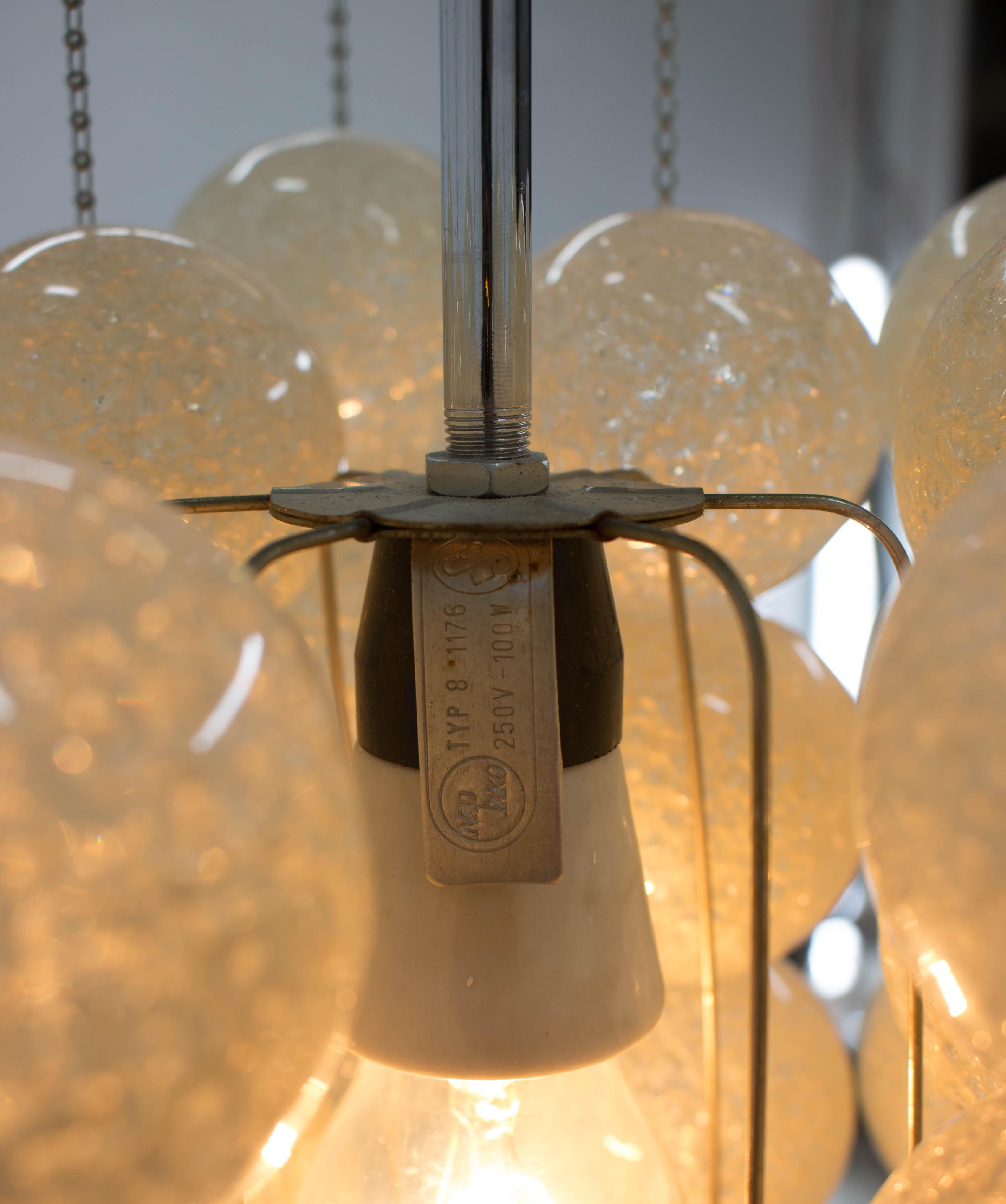 Chandelier by Napako, 1970s For Sale 3