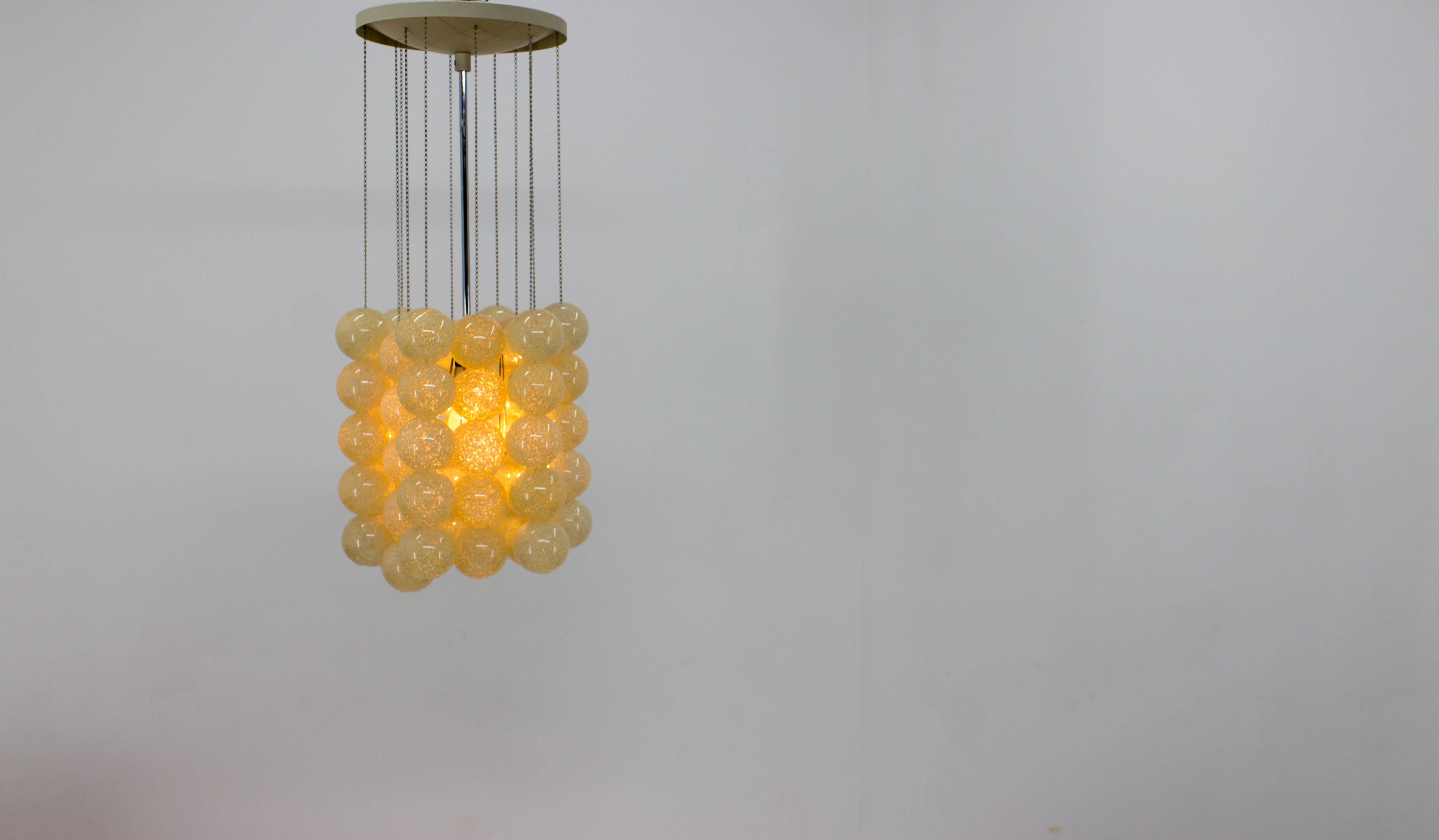 Mid-Century Modern Chandelier by Napako, 1970s For Sale