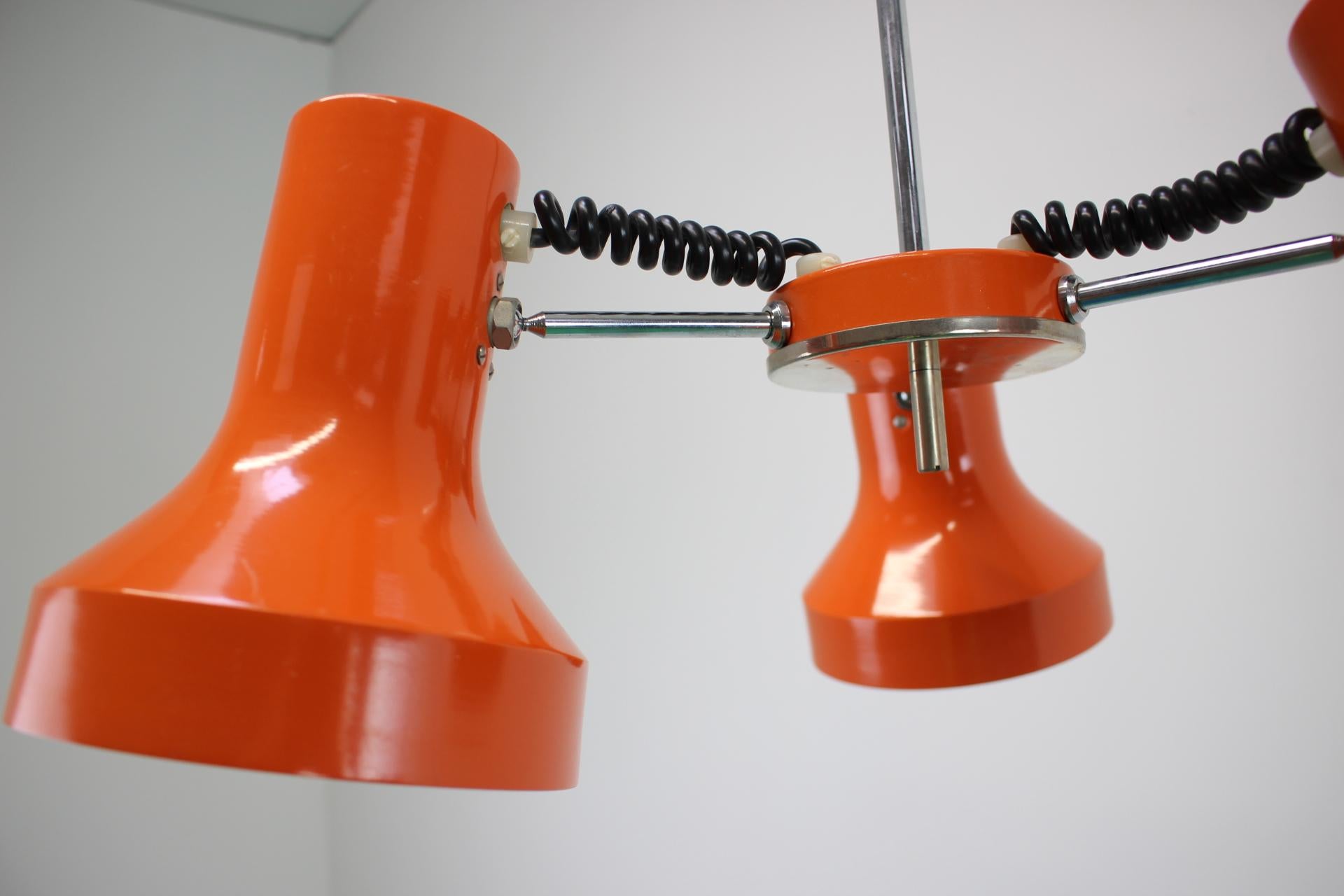Chandelier by Napako, Czechoslovakia, 1970s For Sale 6