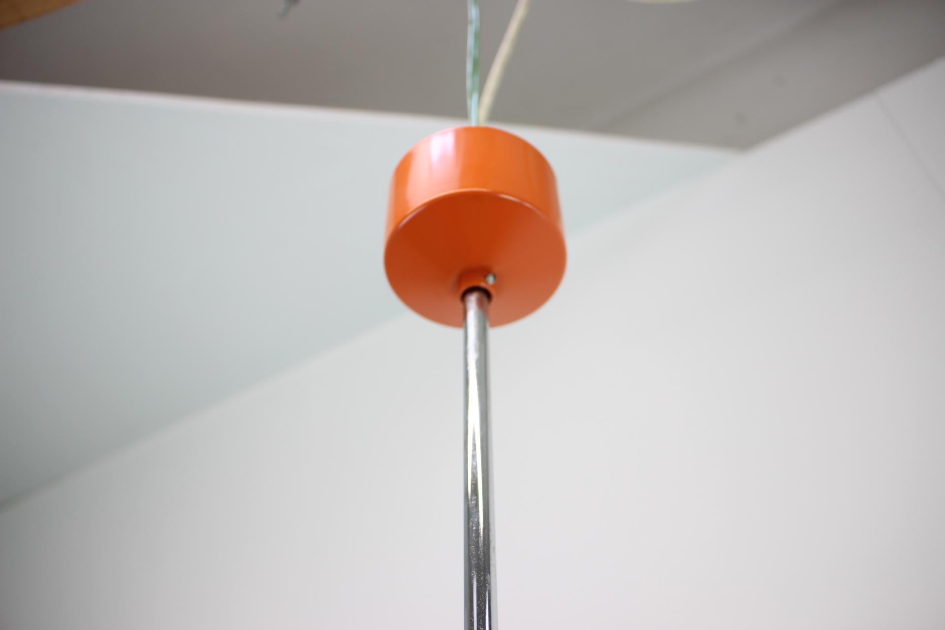 Mid-Century Modern Chandelier by Napako, Czechoslovakia, 1970s For Sale