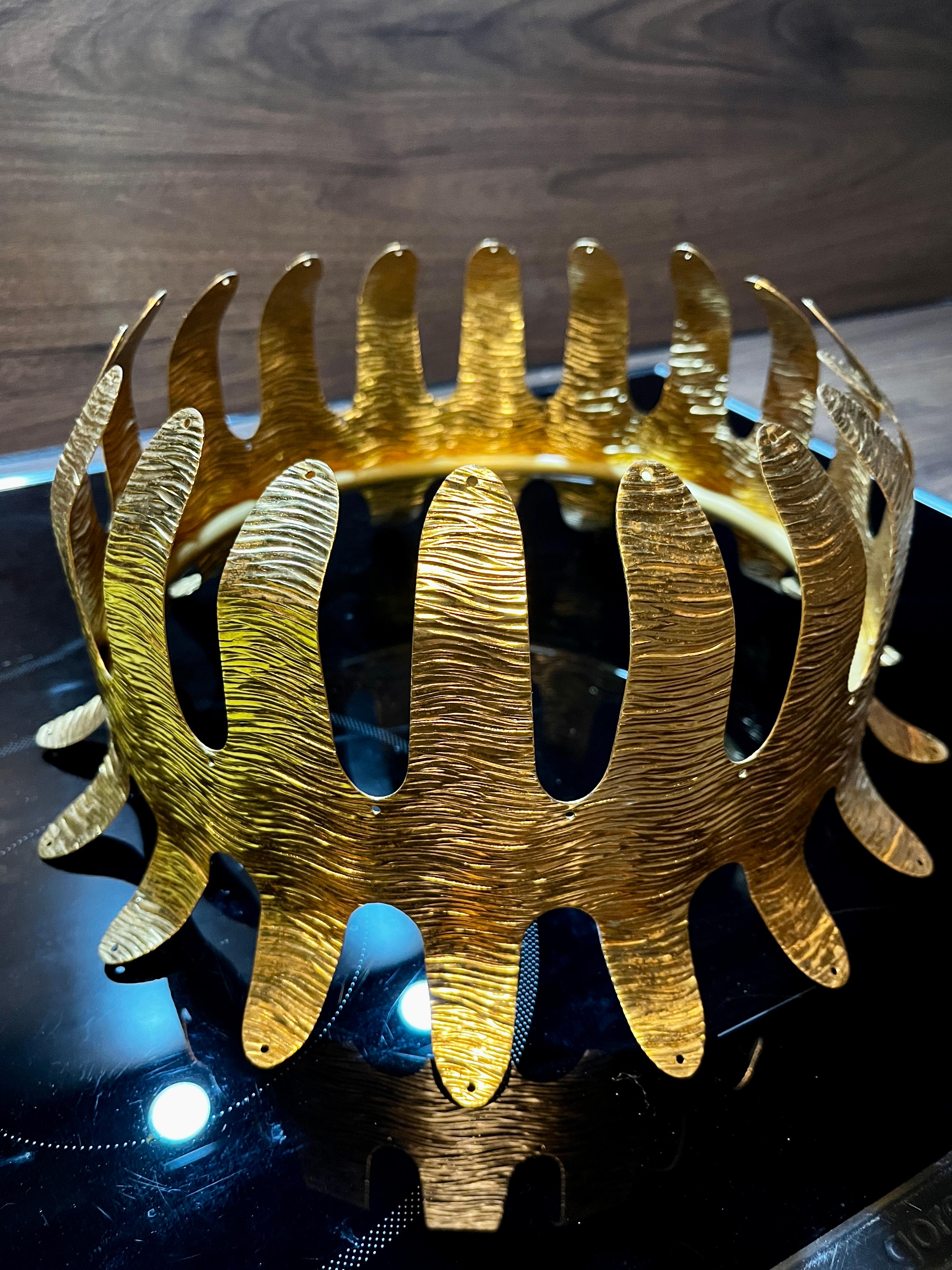 Lampadario di Palme & Walter con gocce in vetro di Murano di Venini in vendita 3