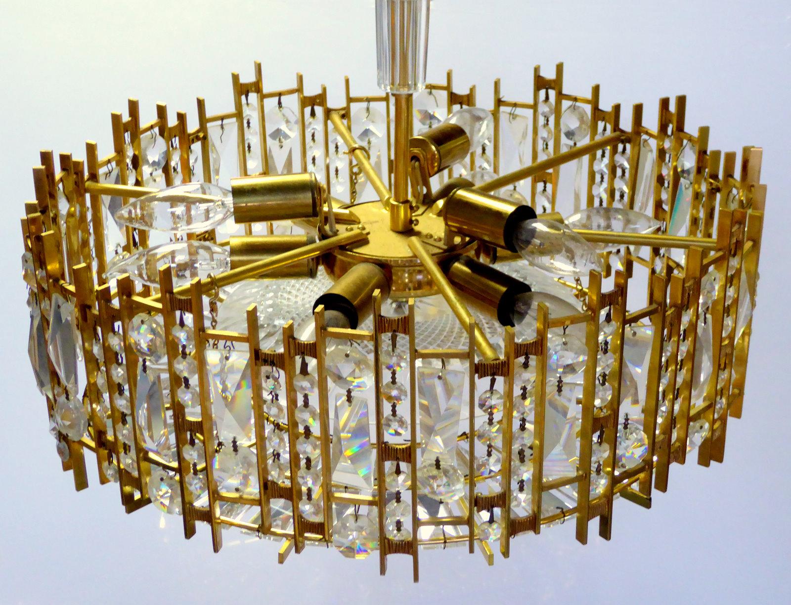 German Chandelier by Palwa For Sale