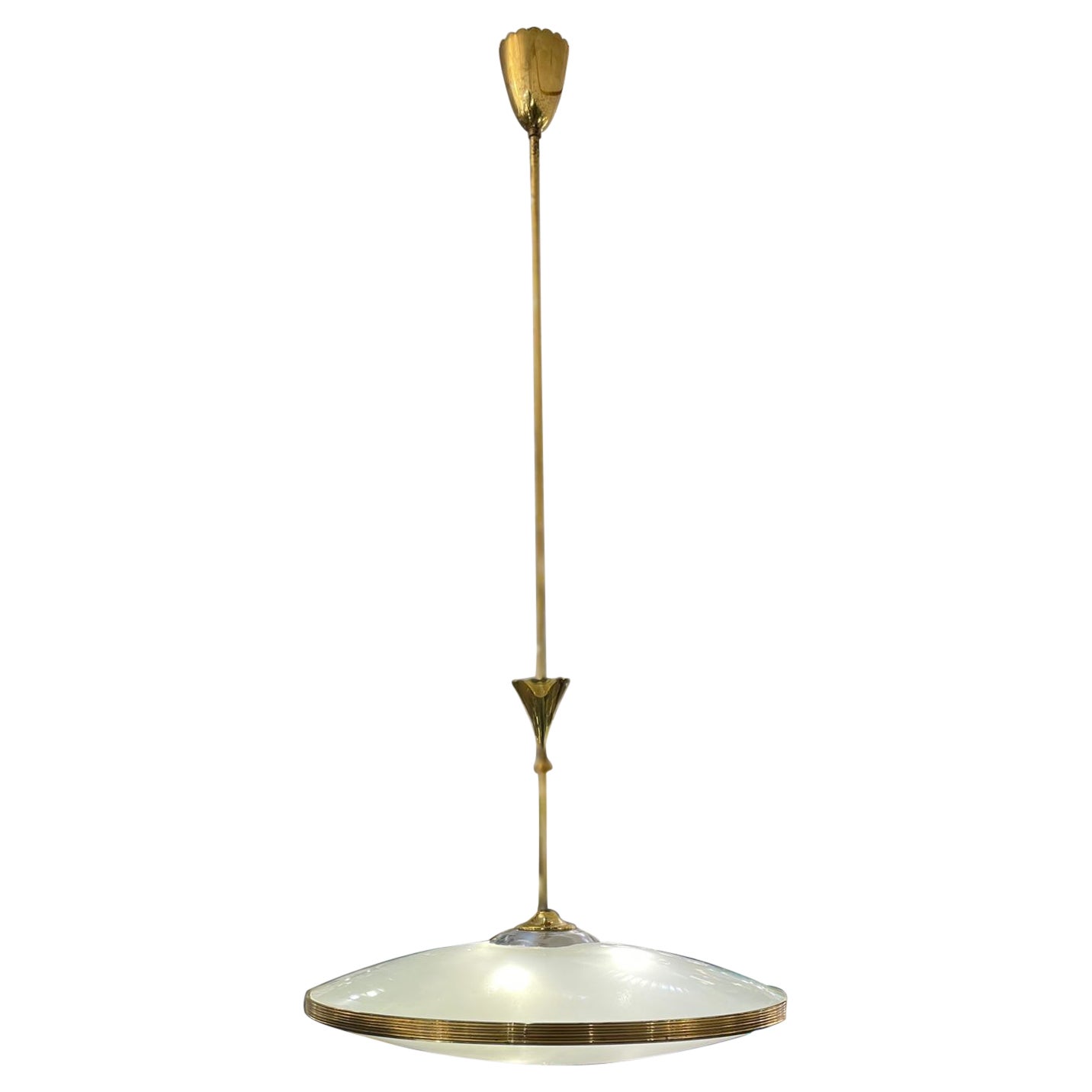 Chandelier by Pietro Chiesa for Fontana Arte For Sale