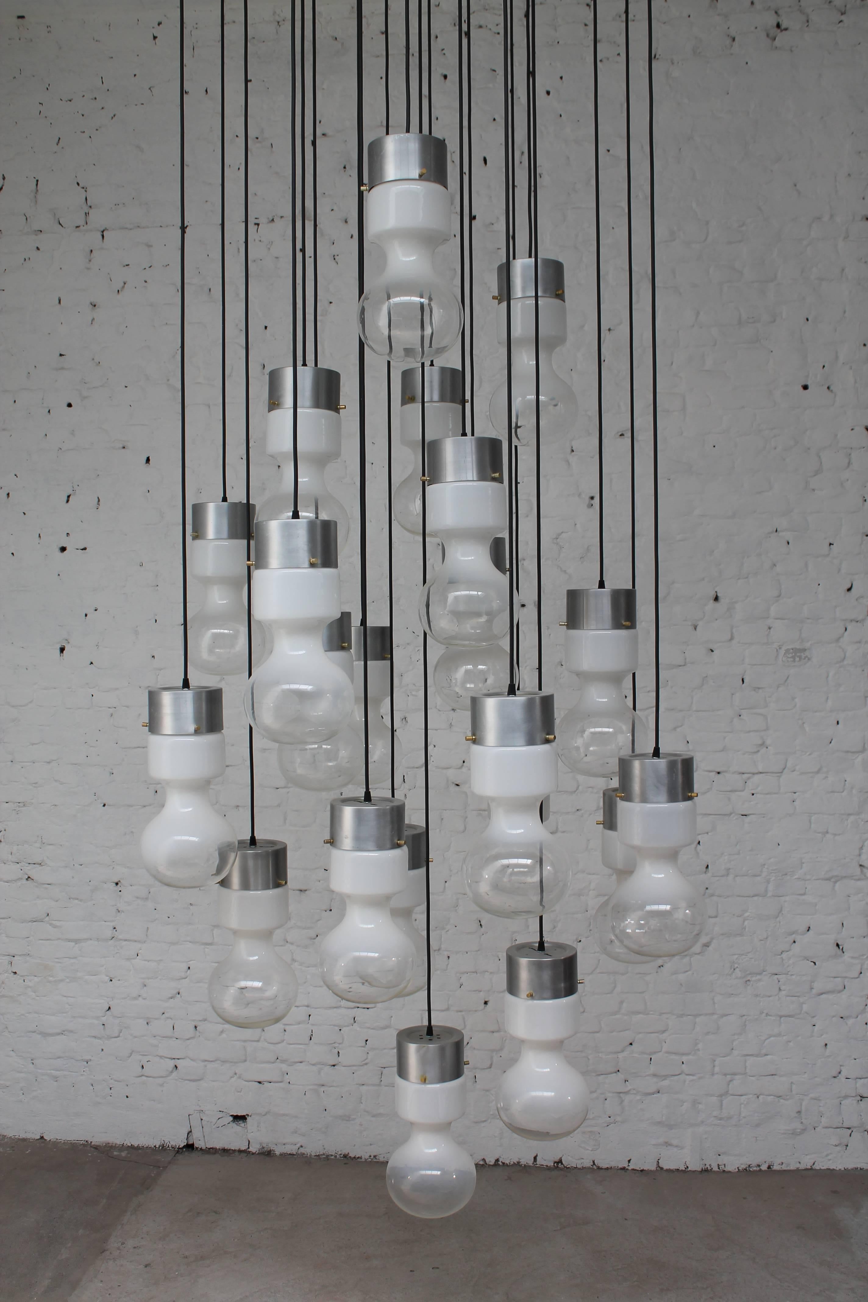 Mid-20th Century Chandelier by RAAK Amsterdam 1960s