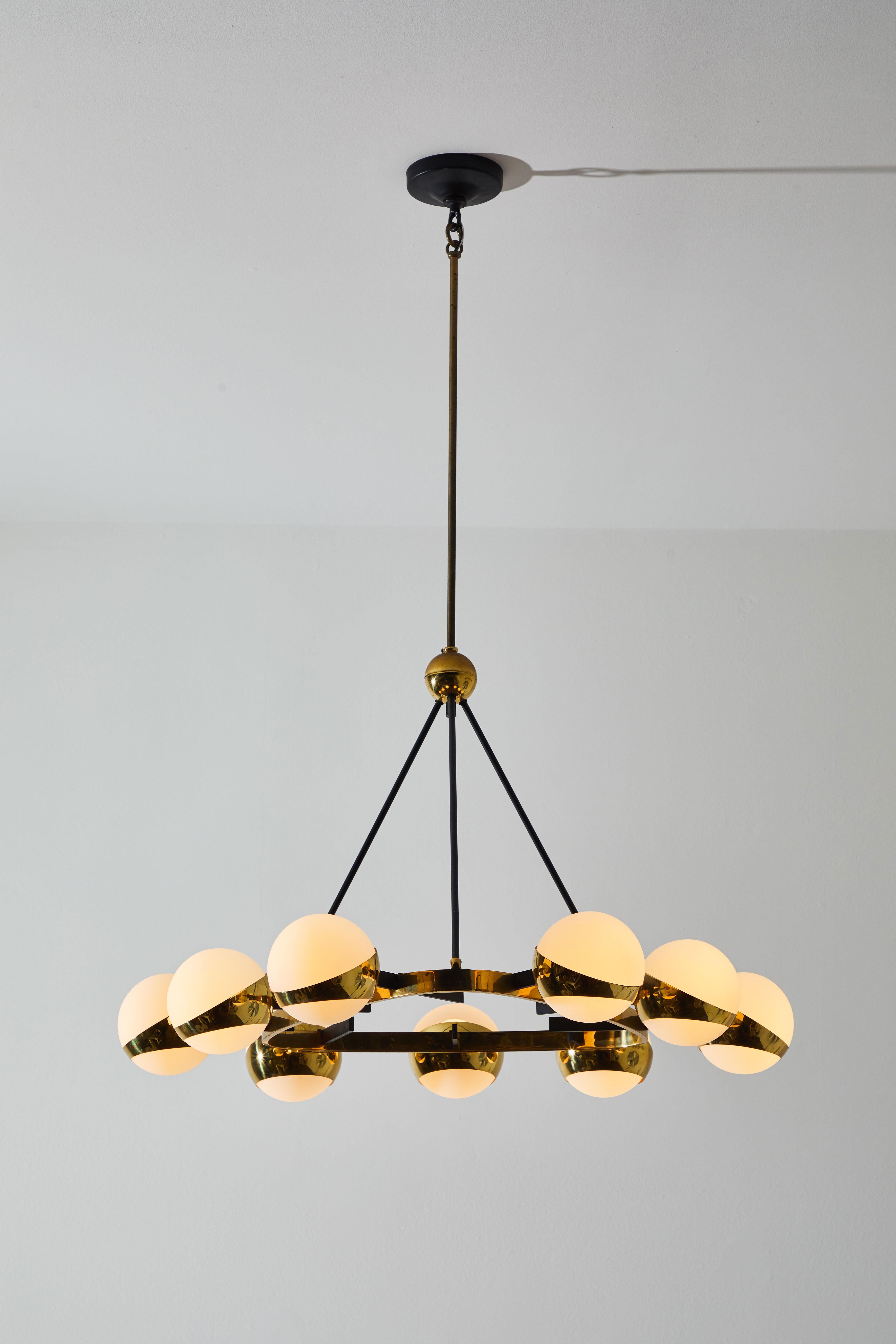 Chandelier by Stilnovo In Good Condition In Los Angeles, CA