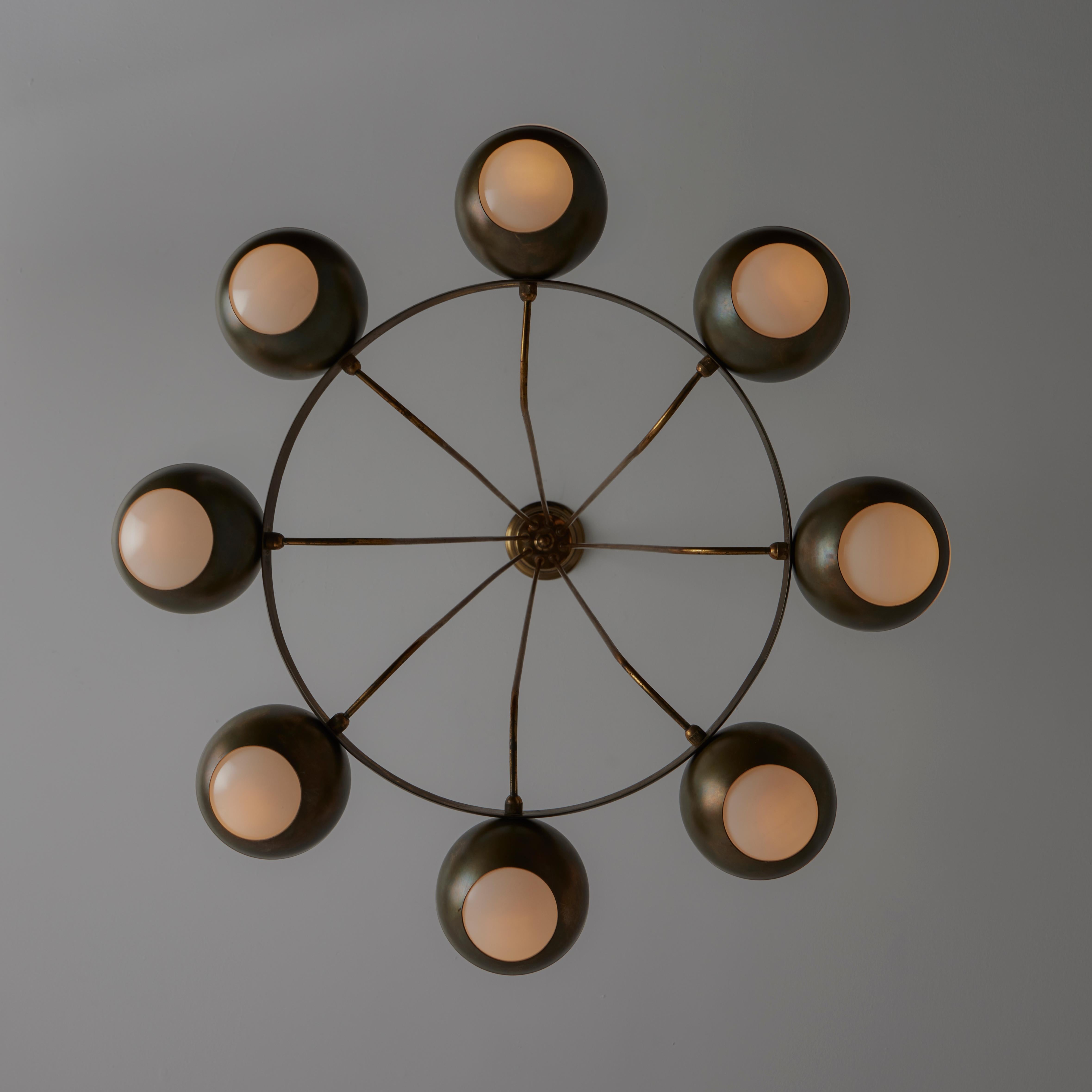 Chandelier by Stilnovo In Good Condition For Sale In Los Angeles, CA