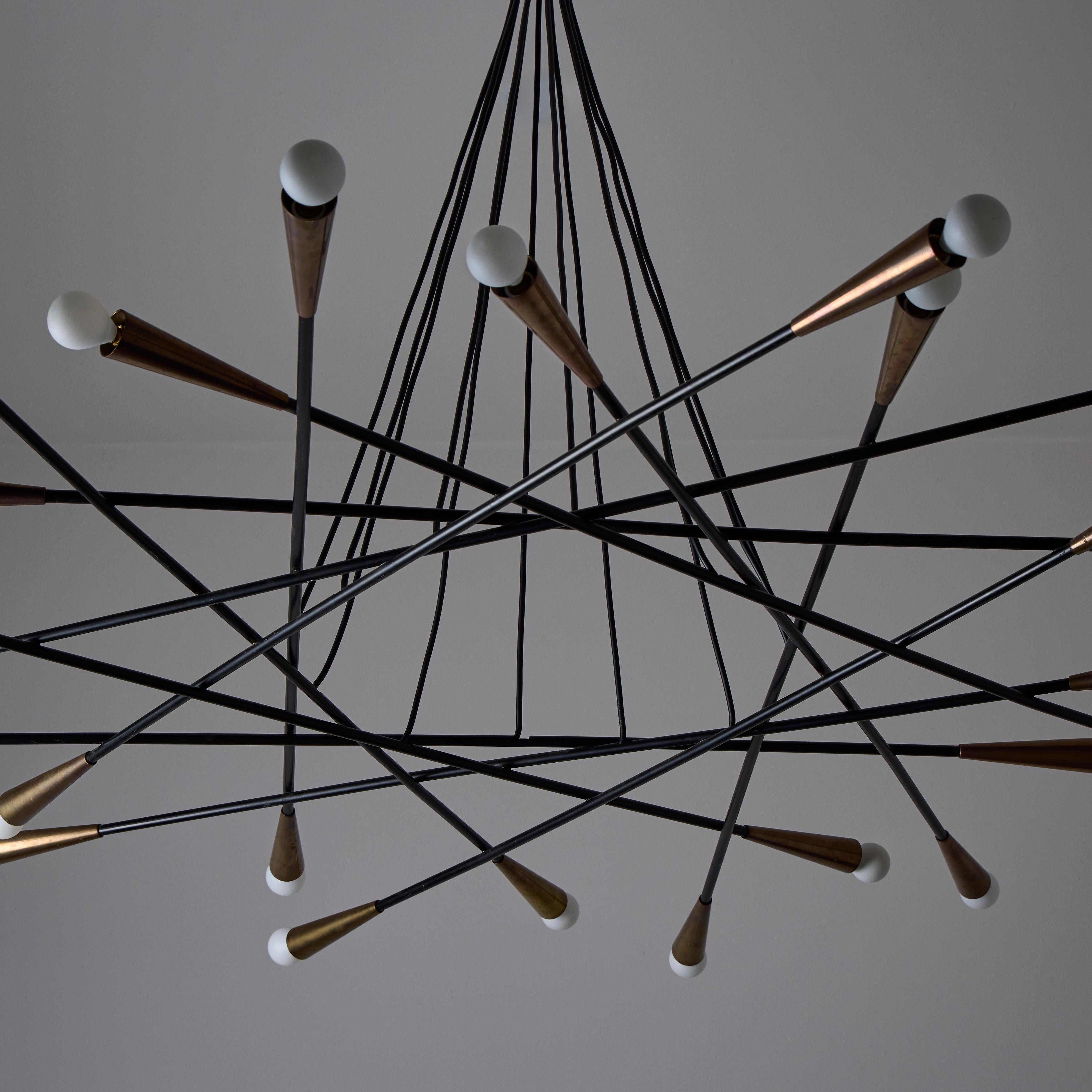 20th Century Chandelier by Stilnovo For Sale