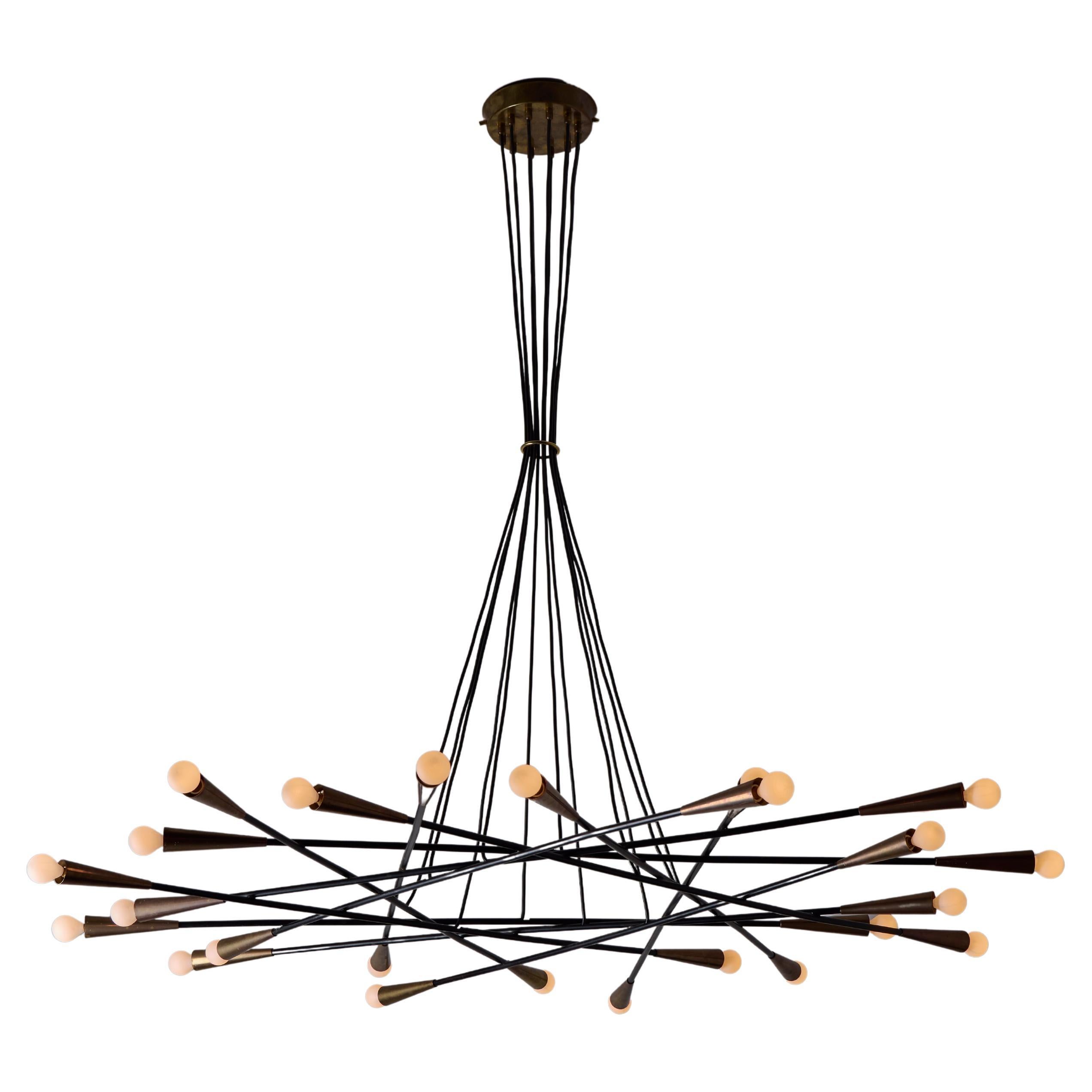 Chandelier by Stilnovo For Sale
