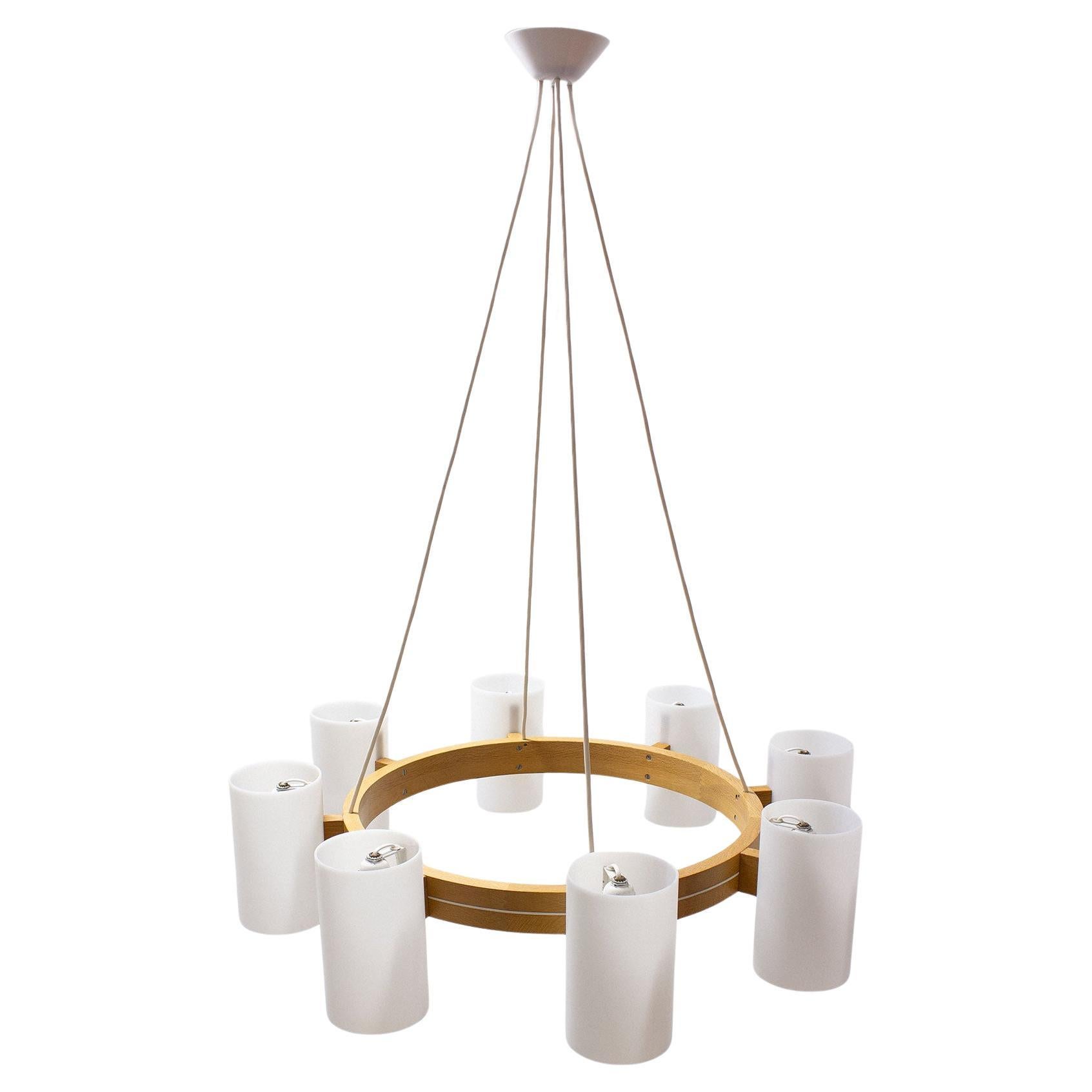 Chandelier by Uno & Östen Kristiansson for Luxus, 1960s For Sale