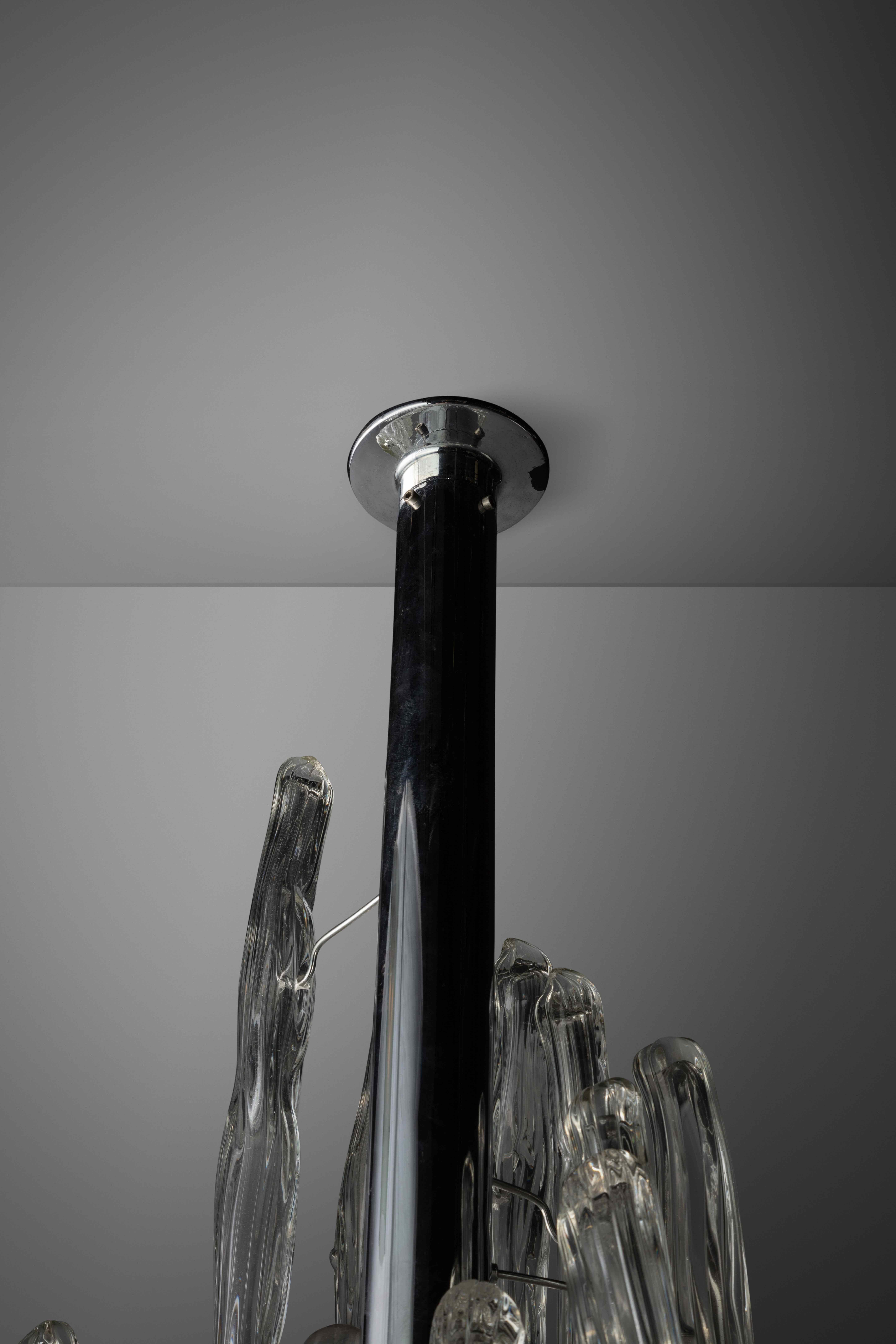 Vetro artistico Lampadario di Venini, 1960 circa in vendita