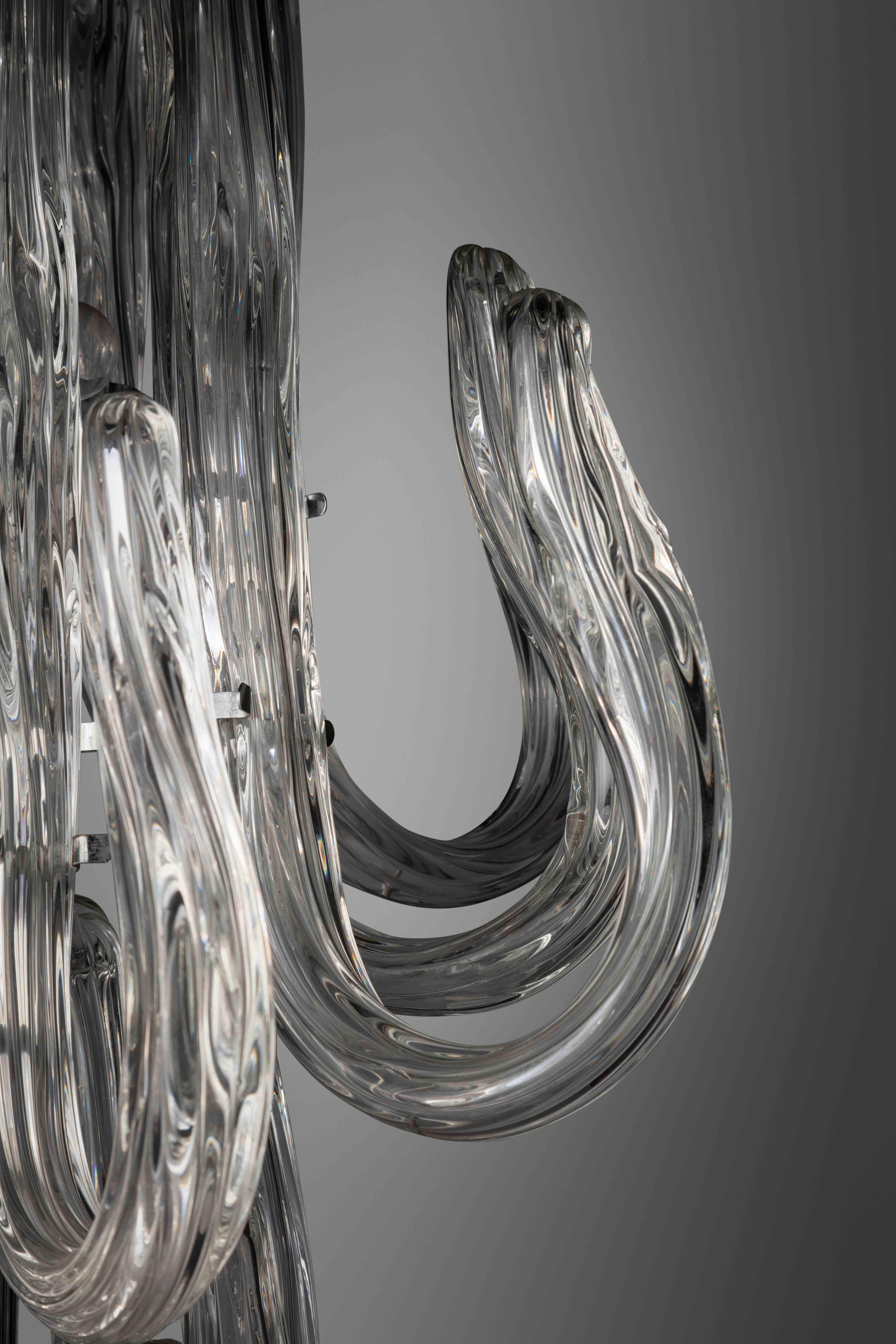 Metà XX secolo Lampadario di Venini, 1960 circa in vendita