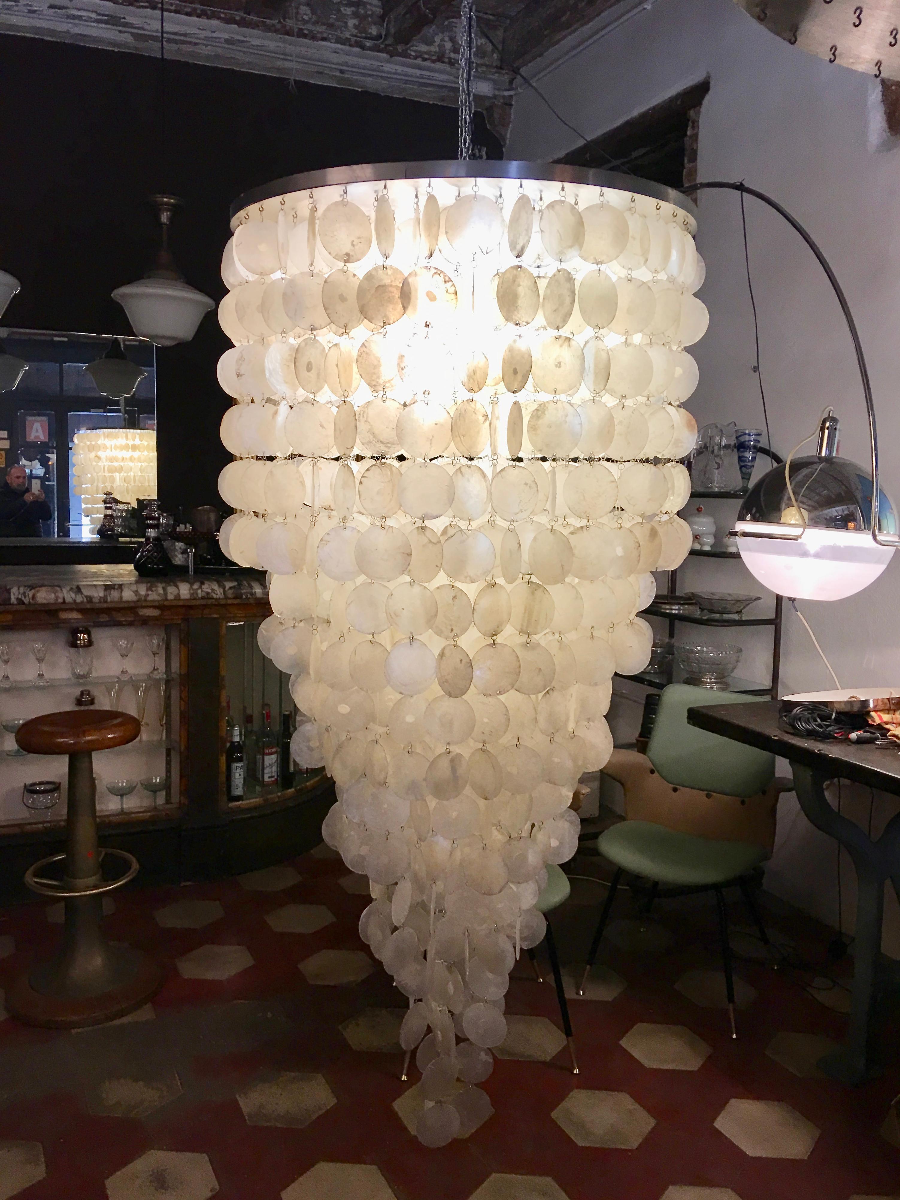 Unknown Chandelier by Verner Panton For Sale