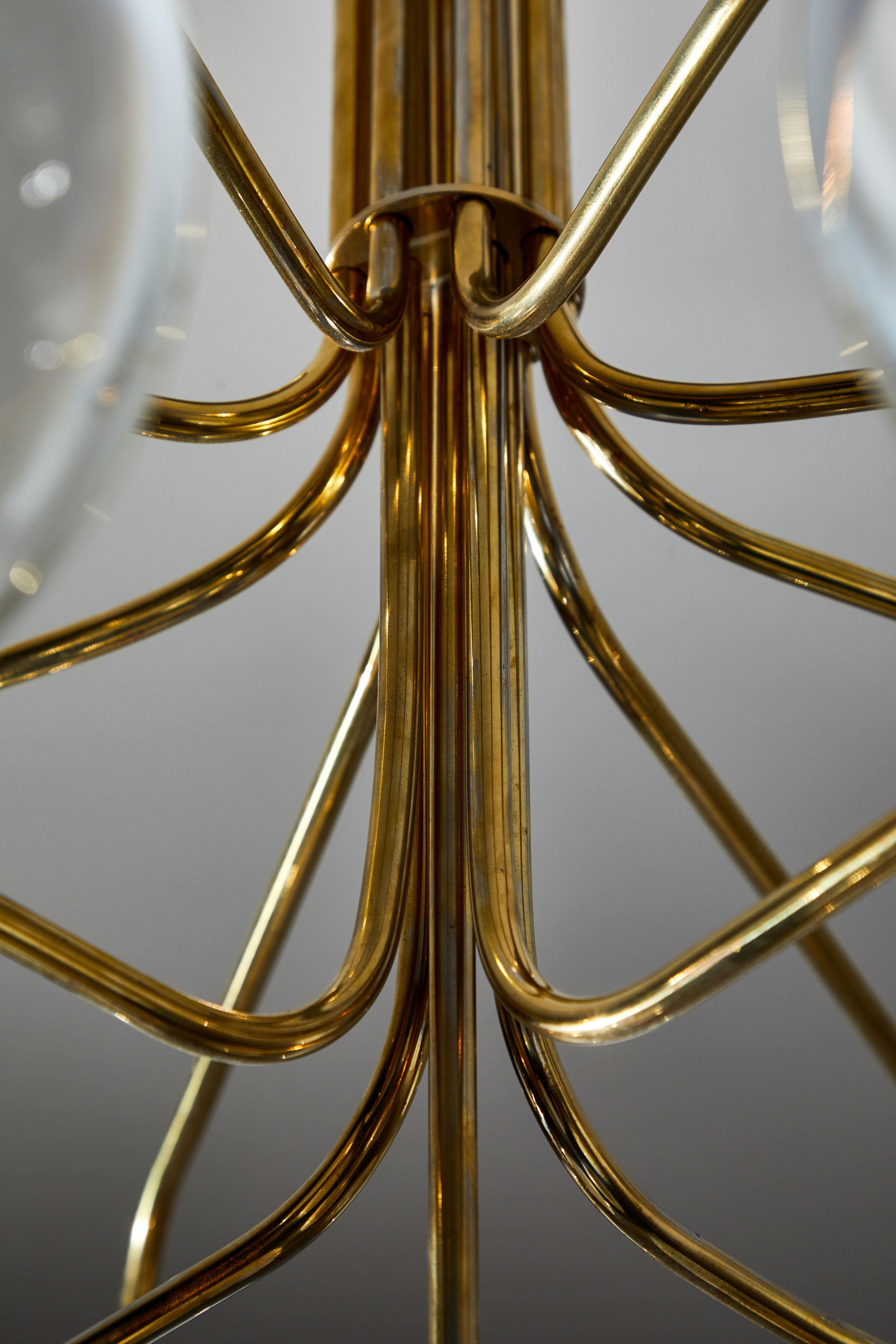 Chandelier by Angelo Mangiarotti for Candle  5