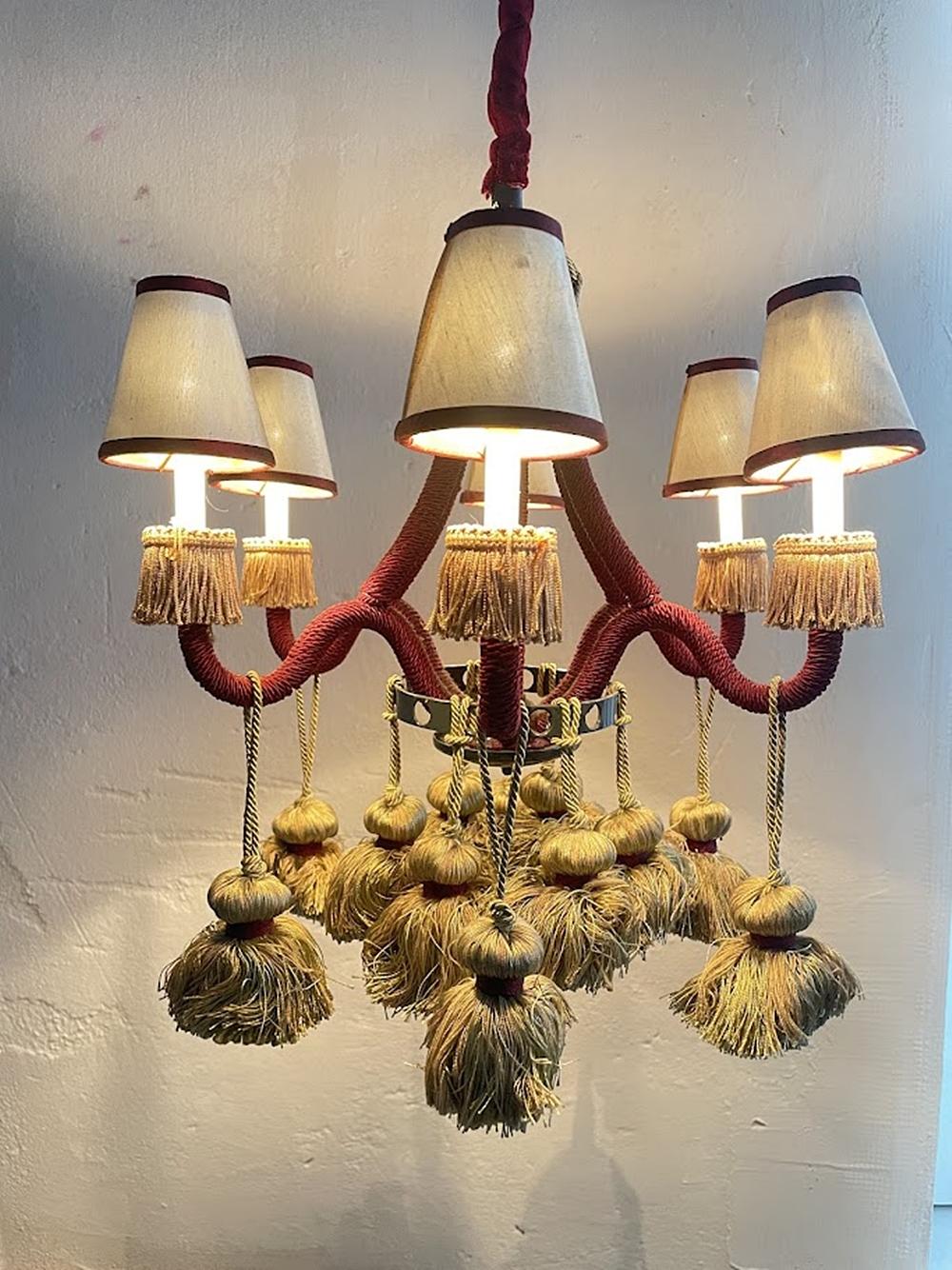 Copper Chandelier by Zonca Lighting for Buddha Bars Italy 21st Century For Sale