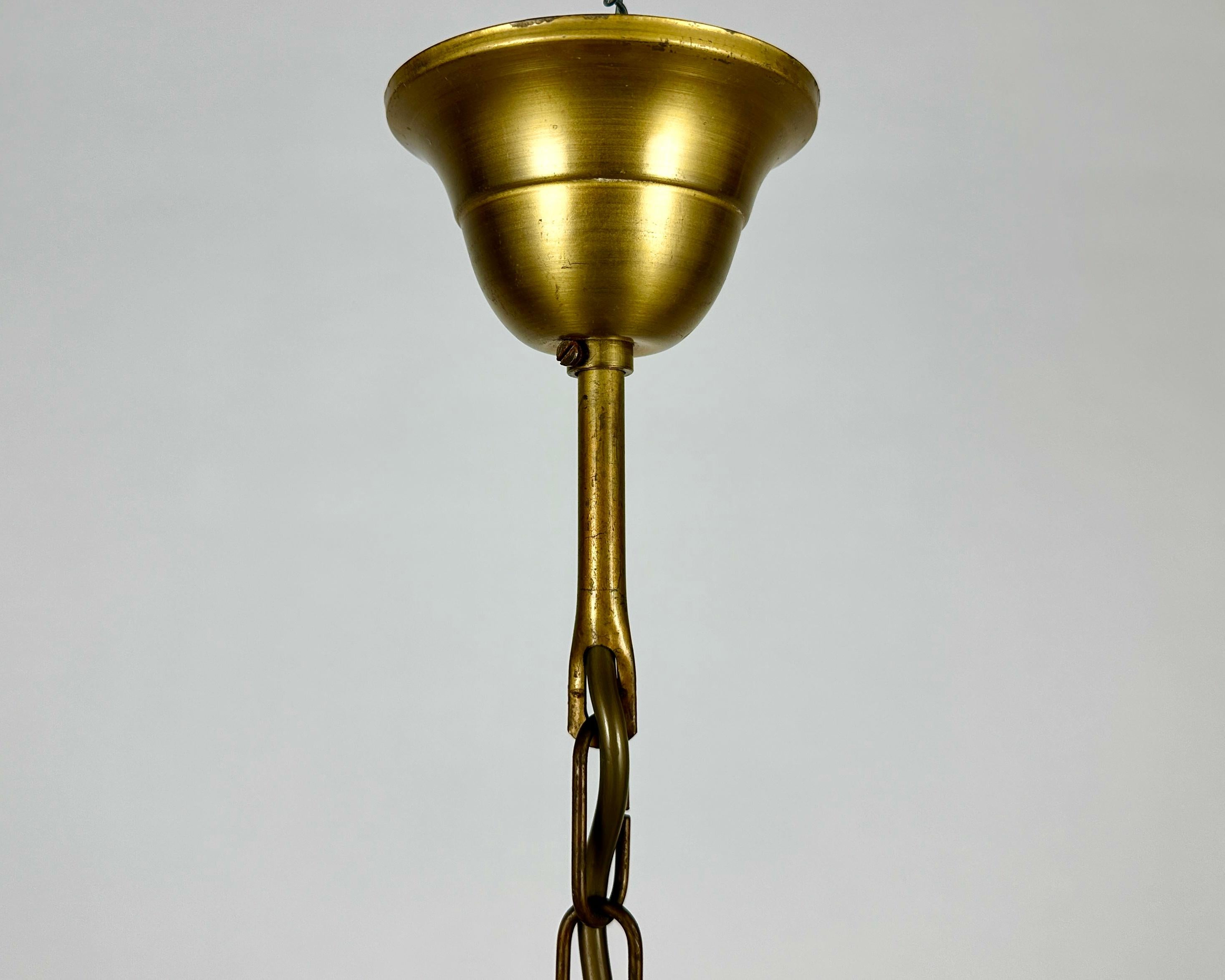 Chandelier Carlo Nason Mazzega Murano Glass Suspension Chandelier, Italy, 70s For Sale 3