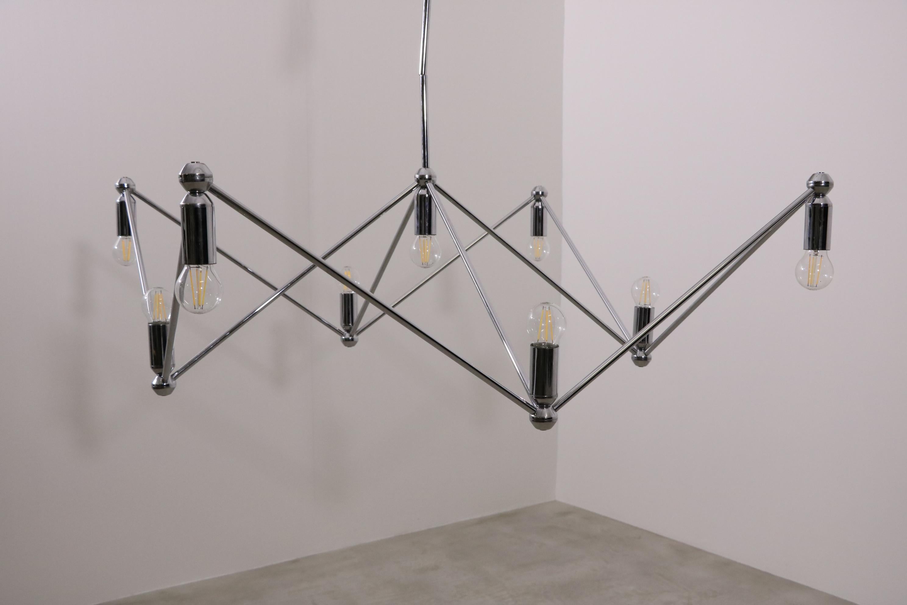 Chandelier/Ceiling Light Kinkeldey Studio Produced by Verre Lumiere, 1970 For Sale 1