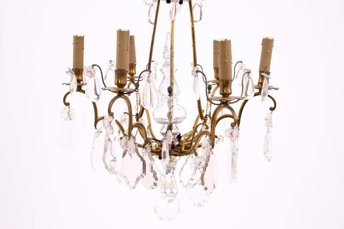 Francese Lampadario, 1950 circa, Francia. in vendita