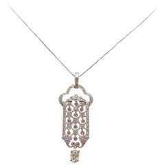 Vintage Chandelier Diamond Pendant