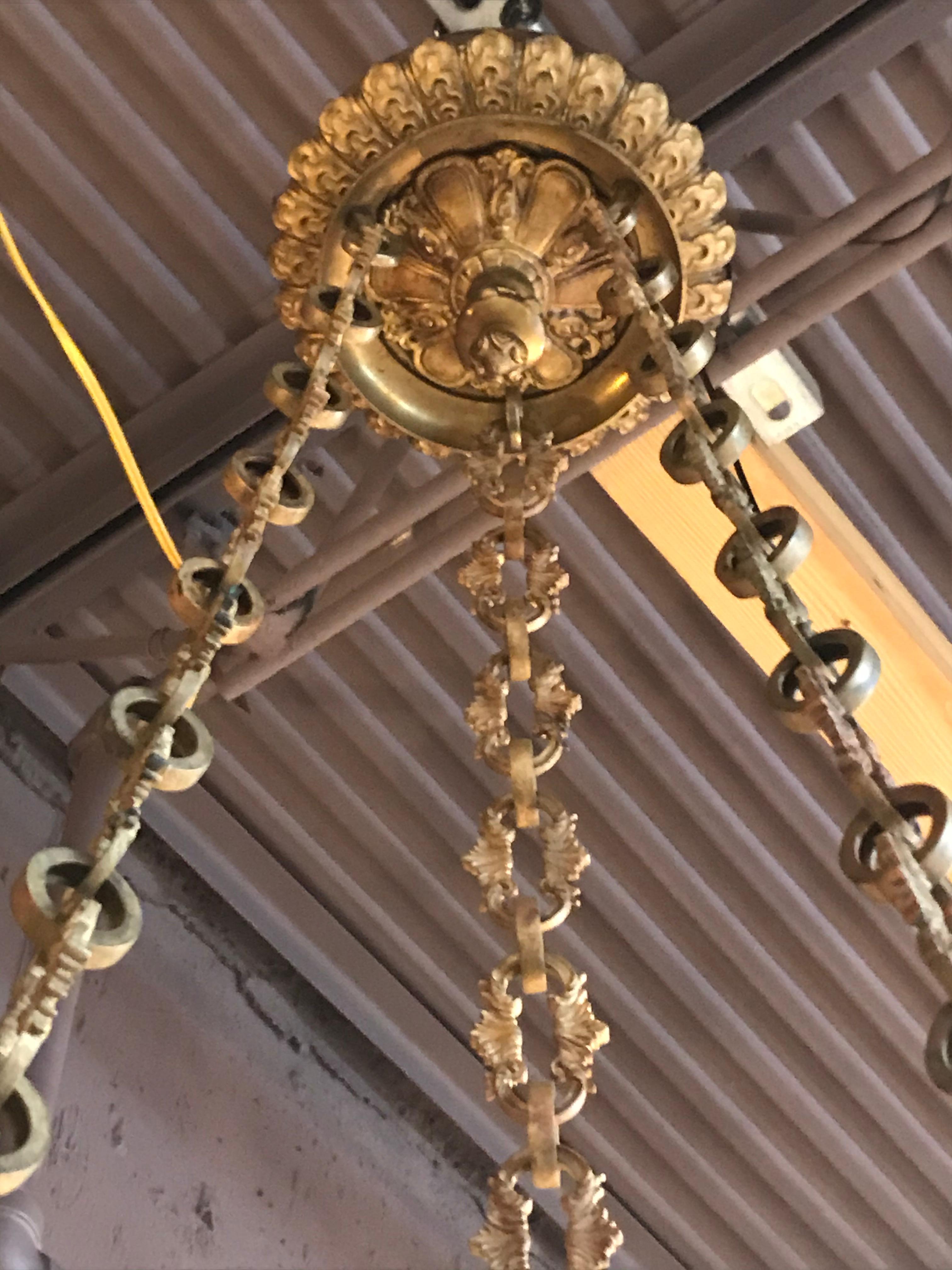 Neoclassical Chandelier For Sale