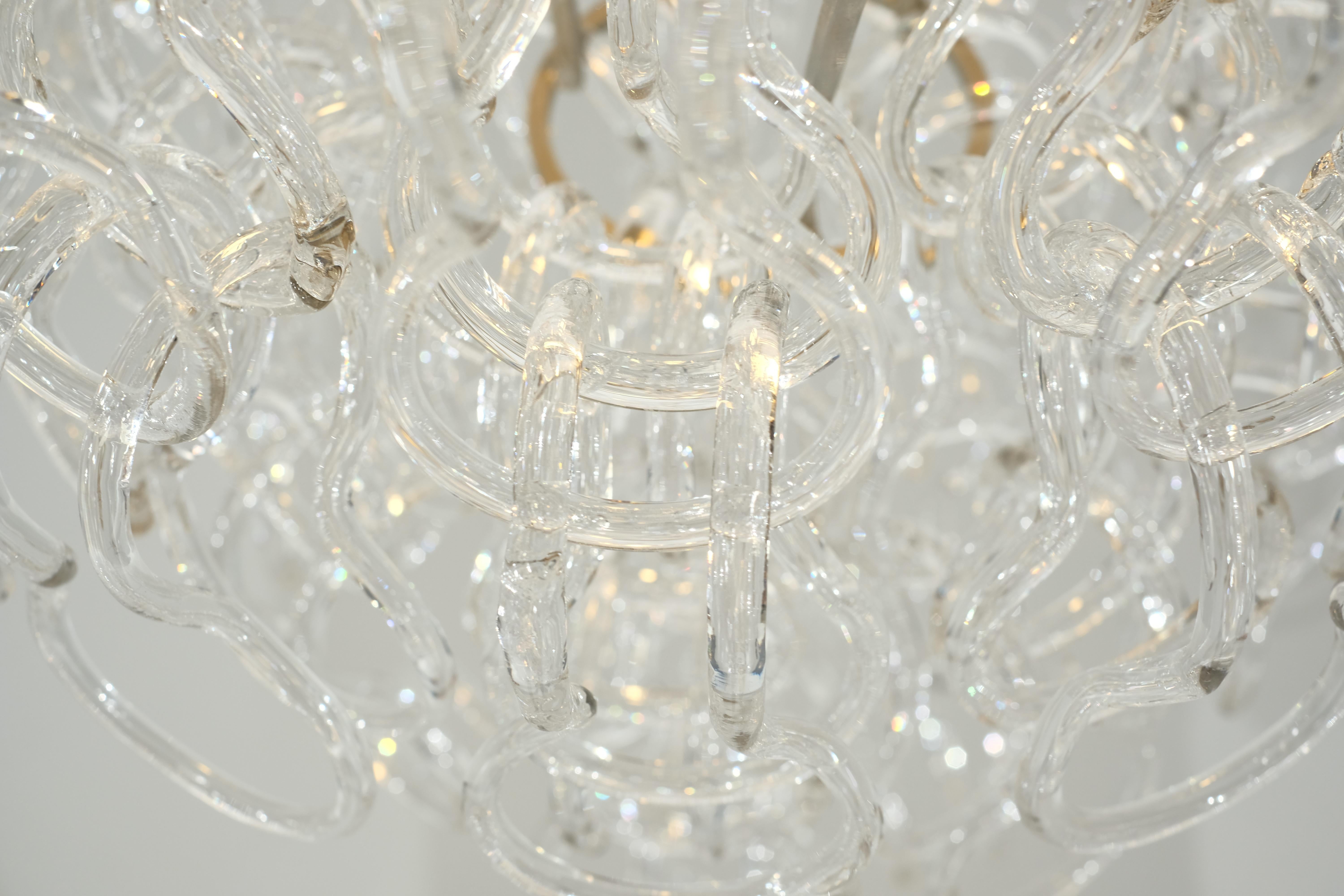 Lustre Giogali d'Angelo Mangiarotti pour Vistosi, Italie, années 1970 en vente 7