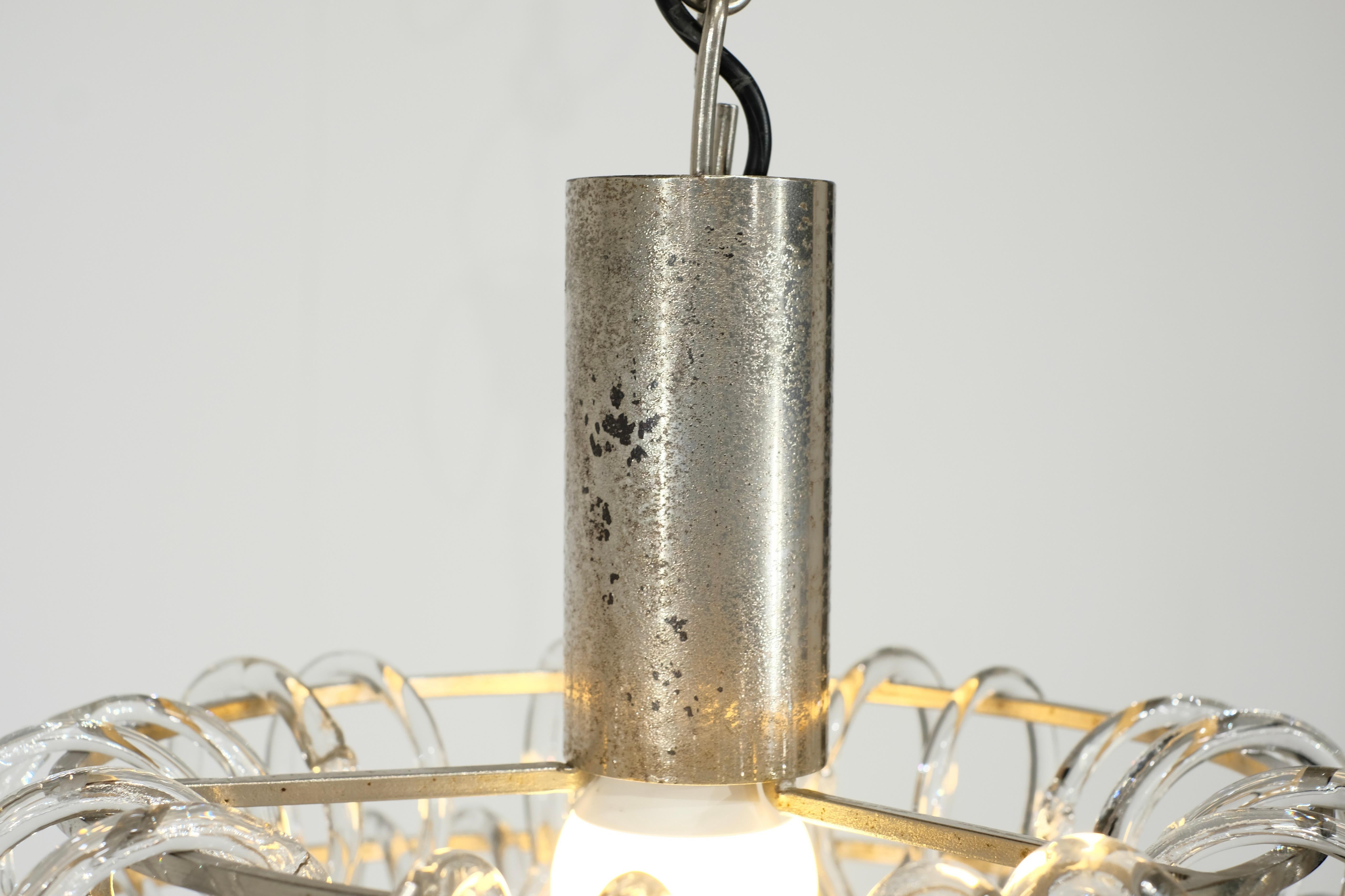 Lustre Giogali d'Angelo Mangiarotti pour Vistosi, Italie, années 1970 en vente 9