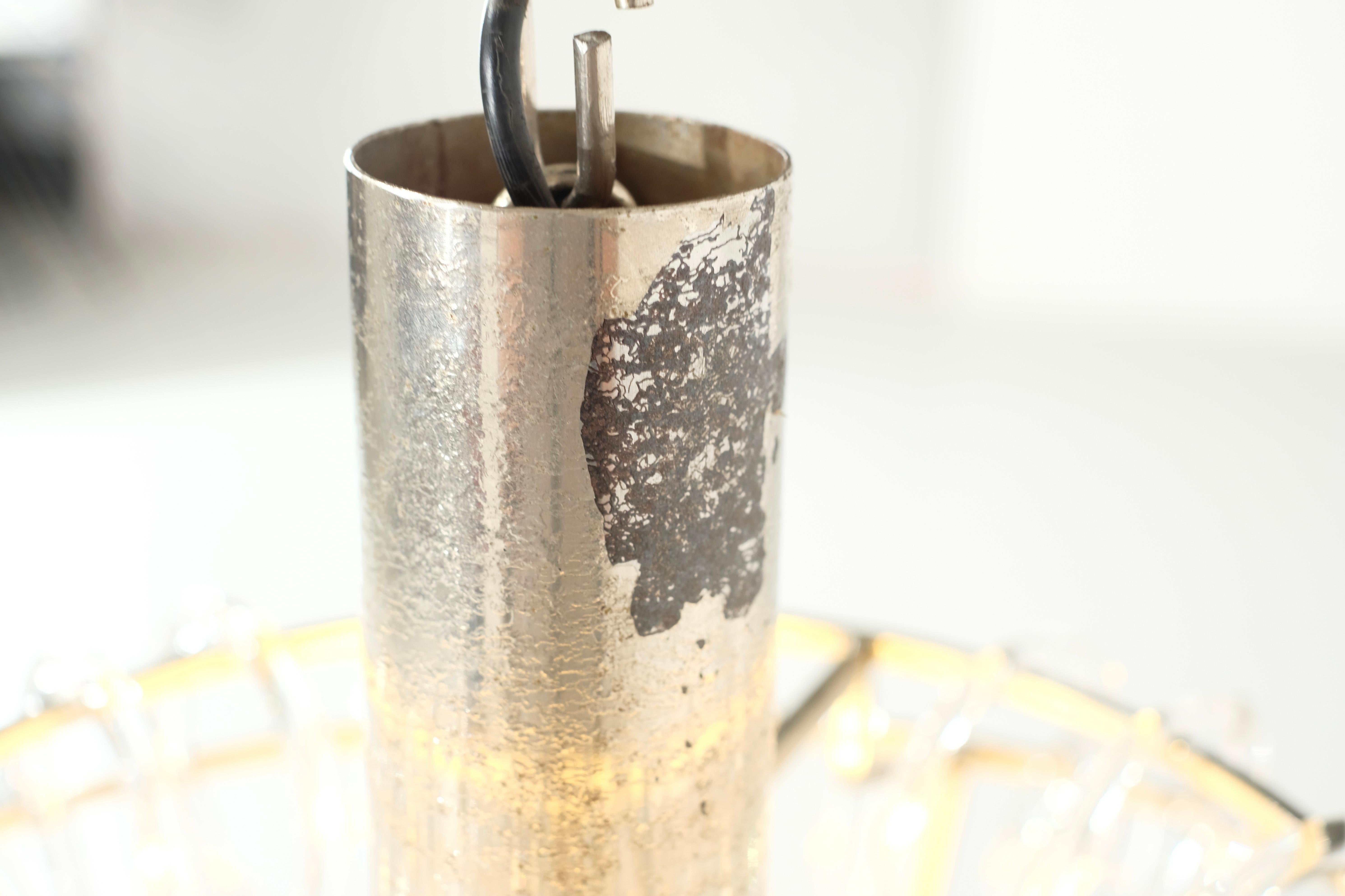Lustre Giogali d'Angelo Mangiarotti pour Vistosi, Italie, années 1970 en vente 10