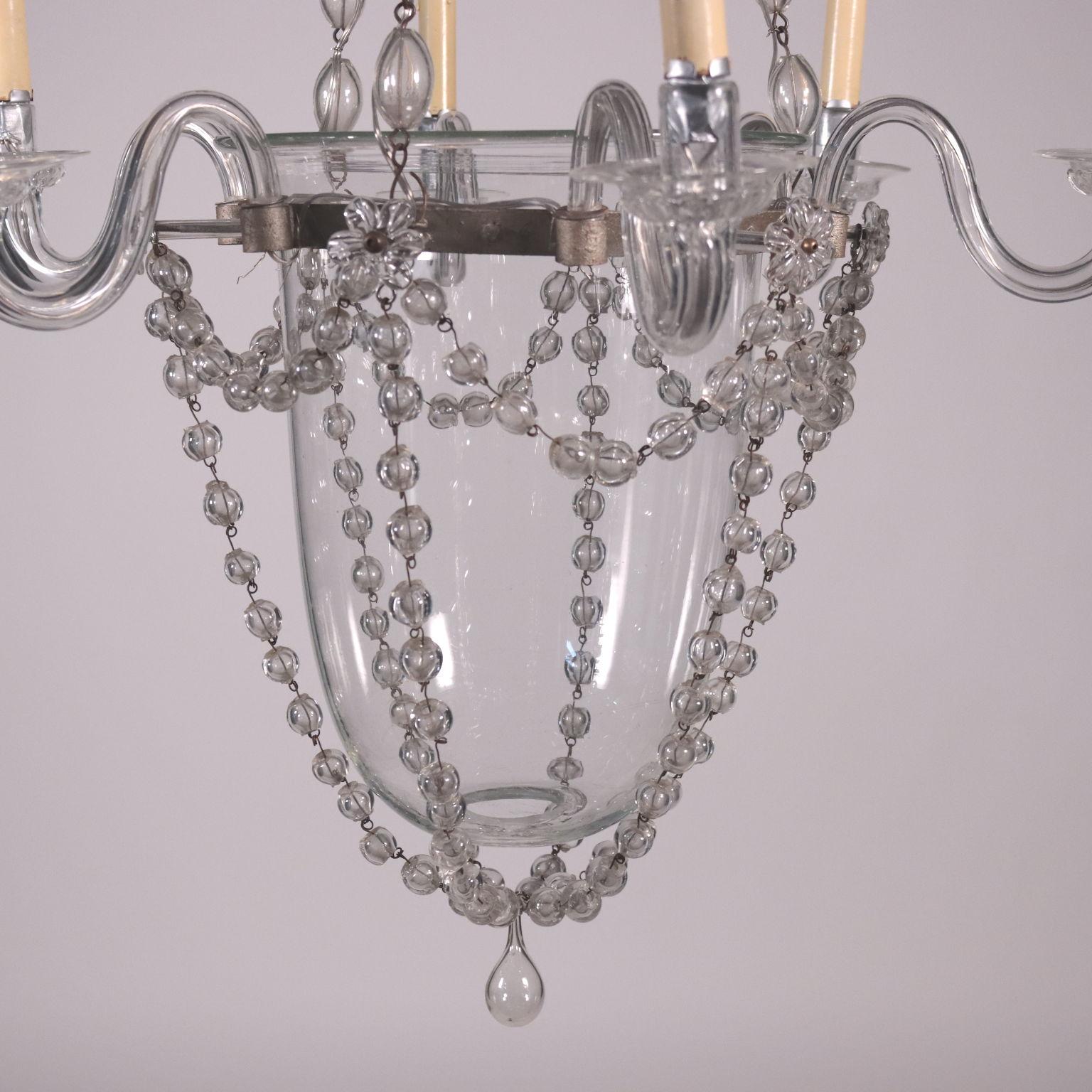 Chandelier Glass Spain, Late 19th Century 4
