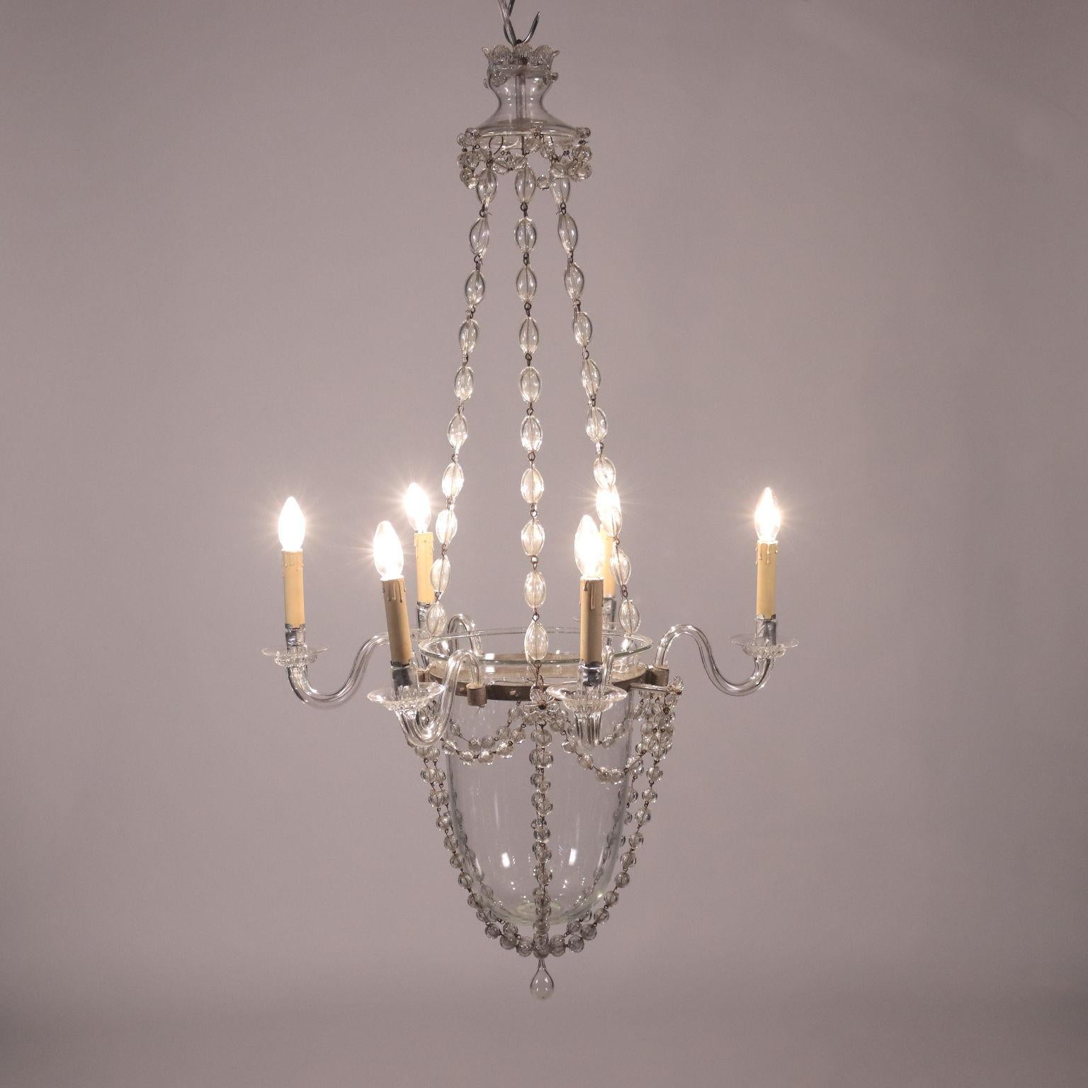 Other Chandelier Glass Spain, Late 19th Century