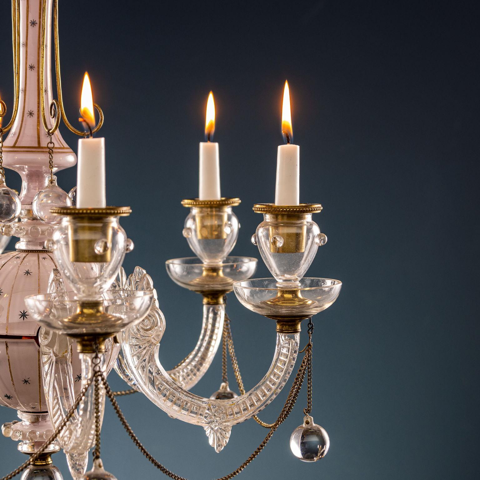 Chandelier Glass United Kingdom XIX Century 5