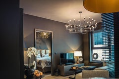 DERNIER - Lustre Grand Siècle Big Chrome am designs par Alberto Nasono