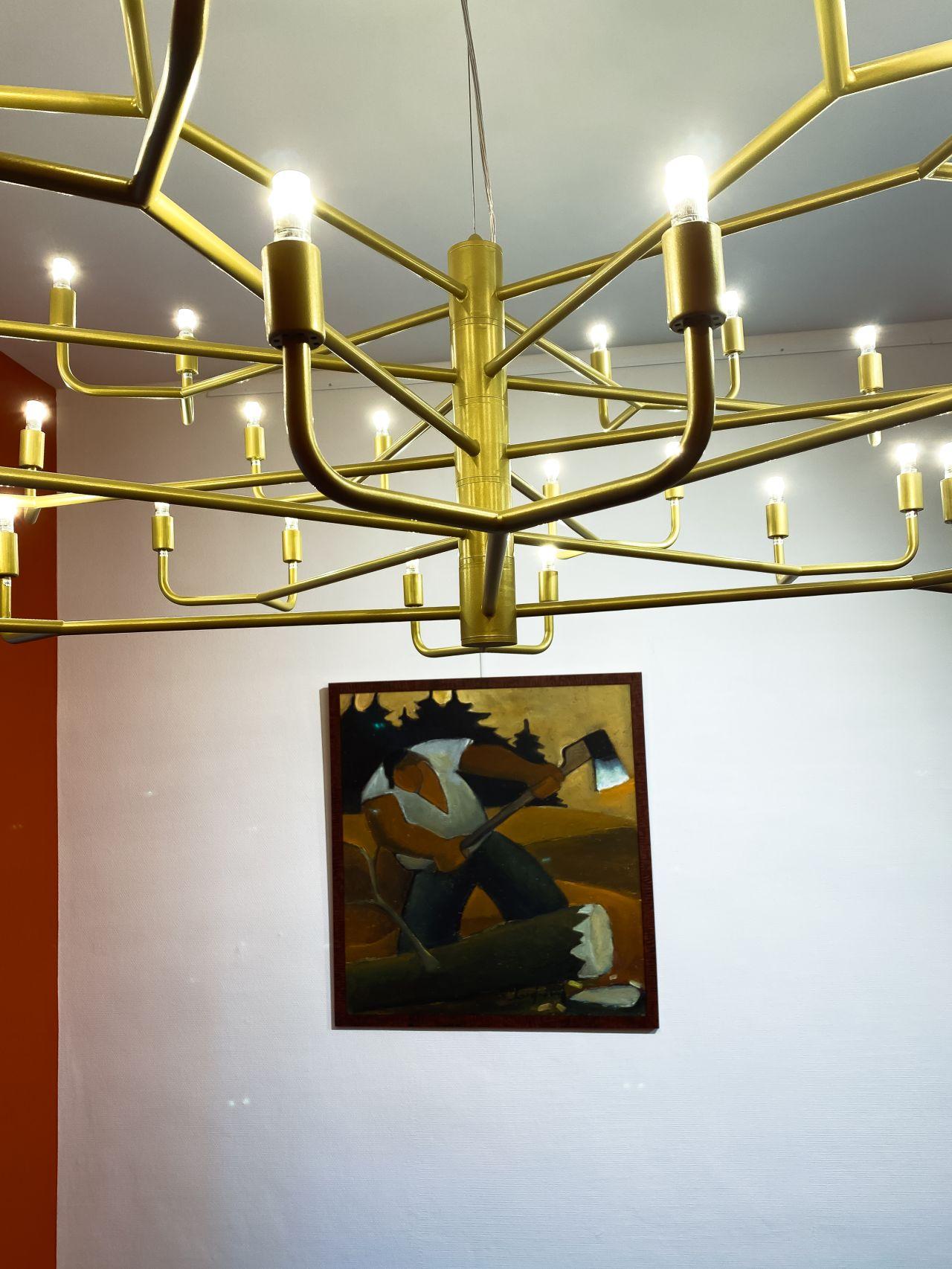Lampadario Grand Siècle Big Mat Gold di Alberto Nason In condizioni Nuovo in vendita a Hoegaarden, BE