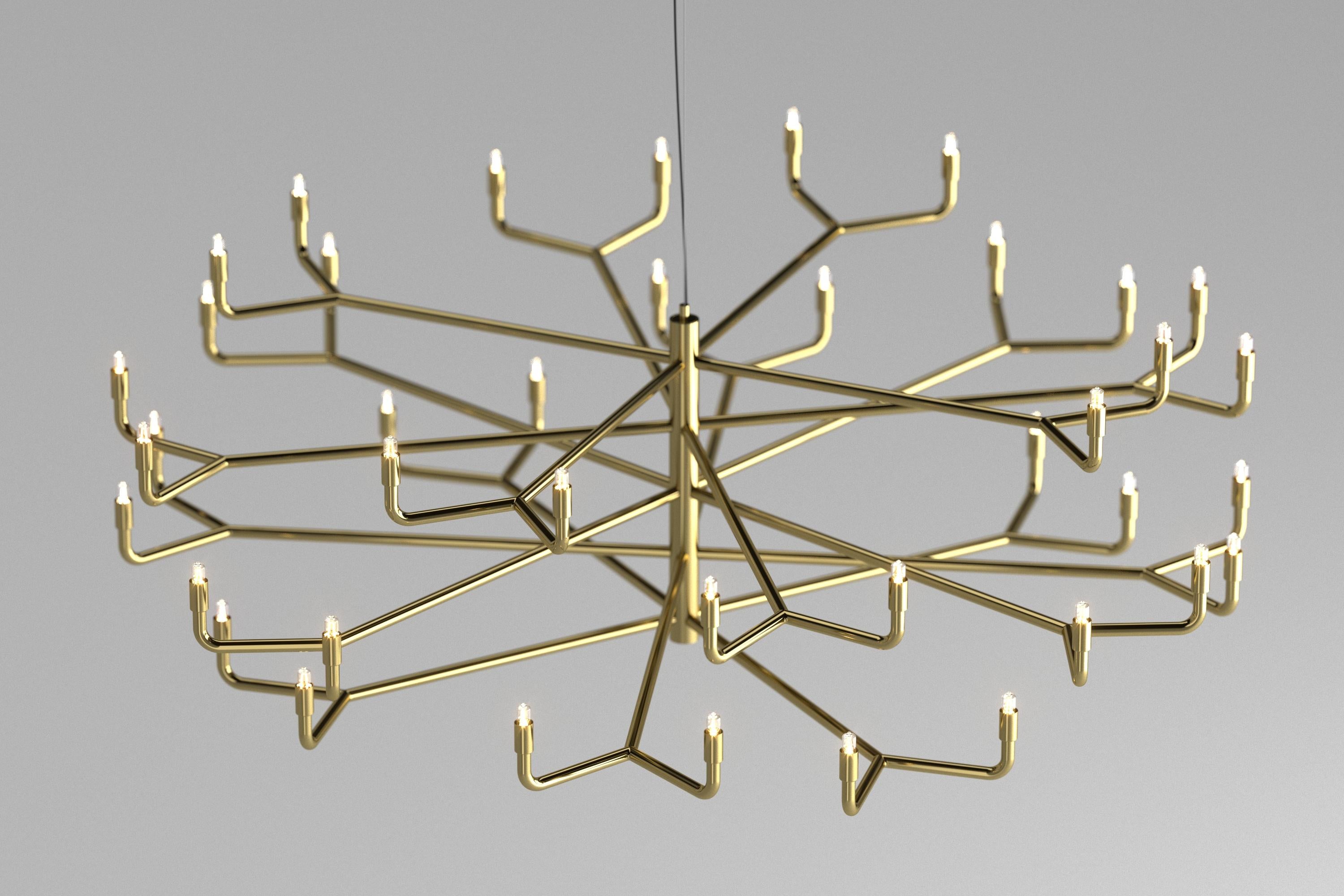 Chandelier Grand Siècle Big Shiny Gold 24K