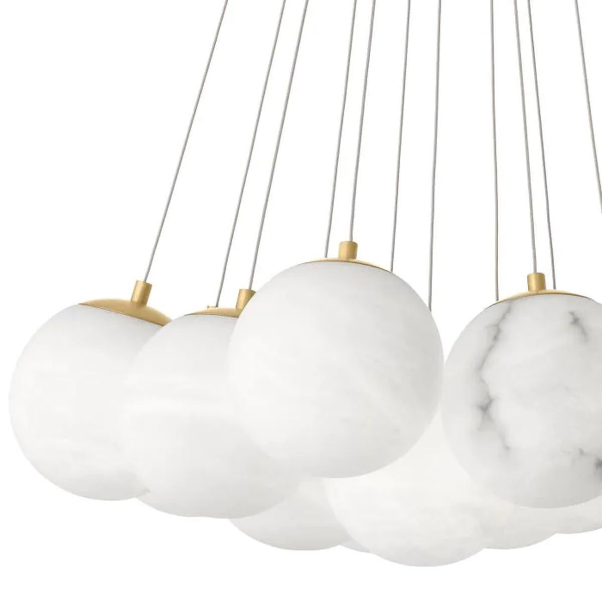 XXI secolo e contemporaneo Lampadario del 21° secolo in Alabastro con Ballons in vendita