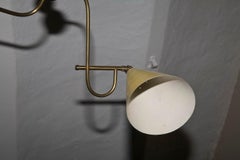 Chandelier in Bronze and Metal, 50°, France Attributed Borix Lacroix