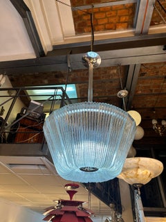 Chandelier in Murano to Venini Style, Art Deco, 1940