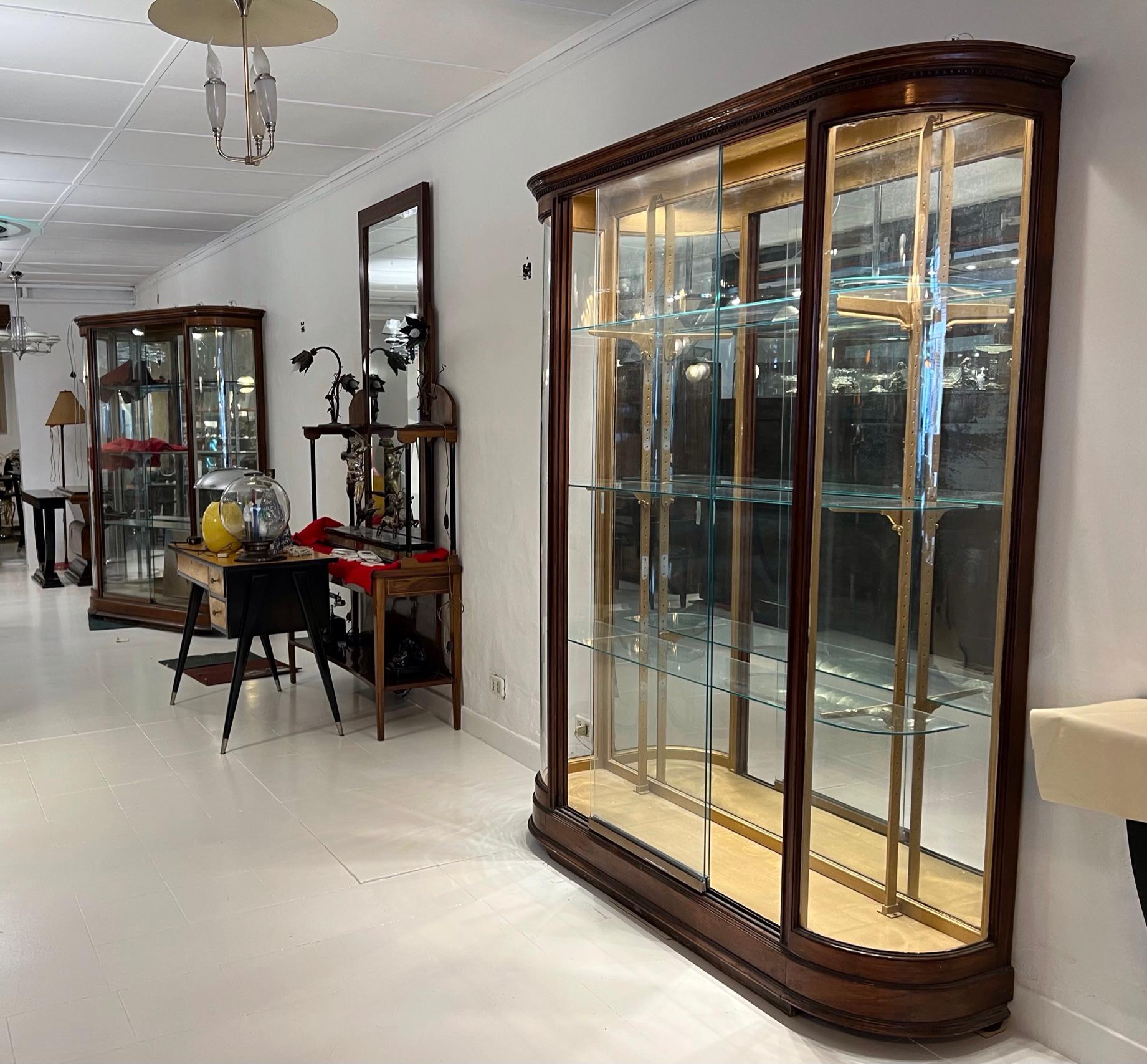 Lampadario in bronzo placcato argento e plastica, 50°, italiano in vendita 2