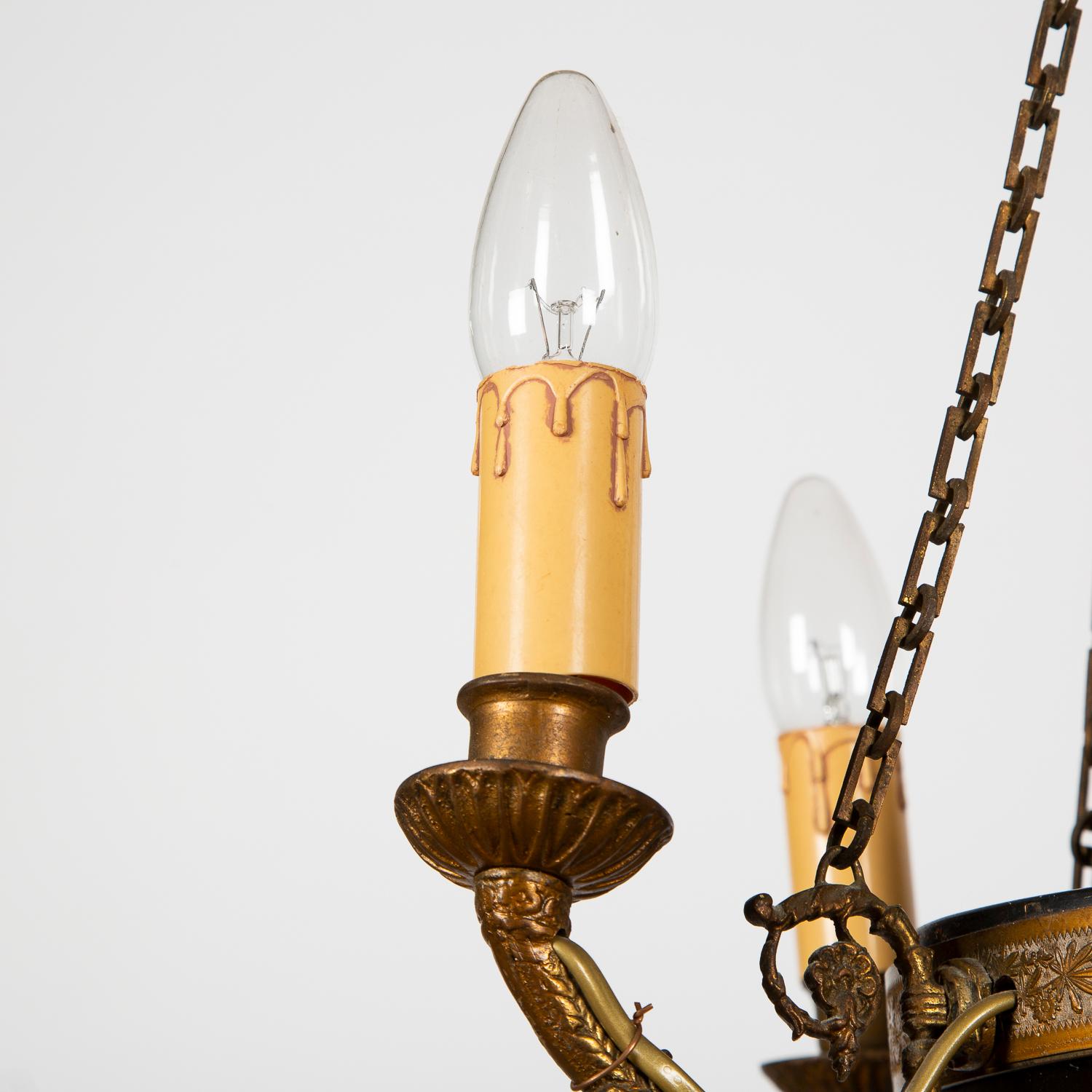 20th Century Chandelier in the Empire Style For Sale