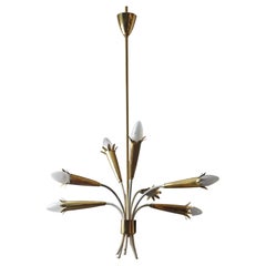 Chandelier in  the shape of a bouquet of flowers , 1950s Germany