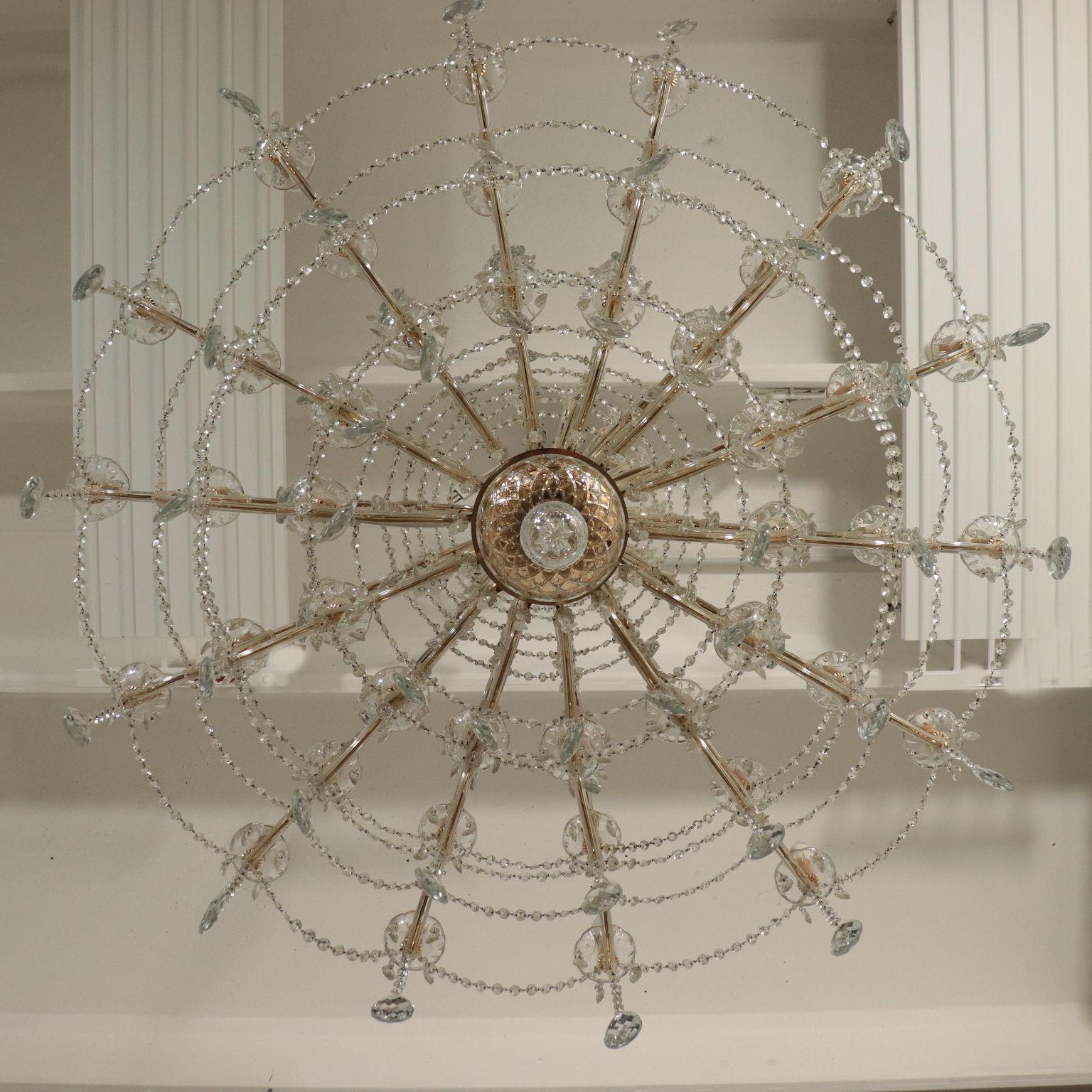Chandelier in the Style of Maria Theresa Glass, Italy, 20th Century 7