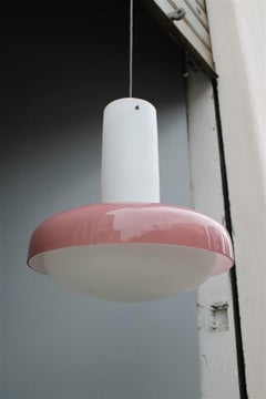 Chandelier Italian Murano Art Glass Vistosi, 1950s