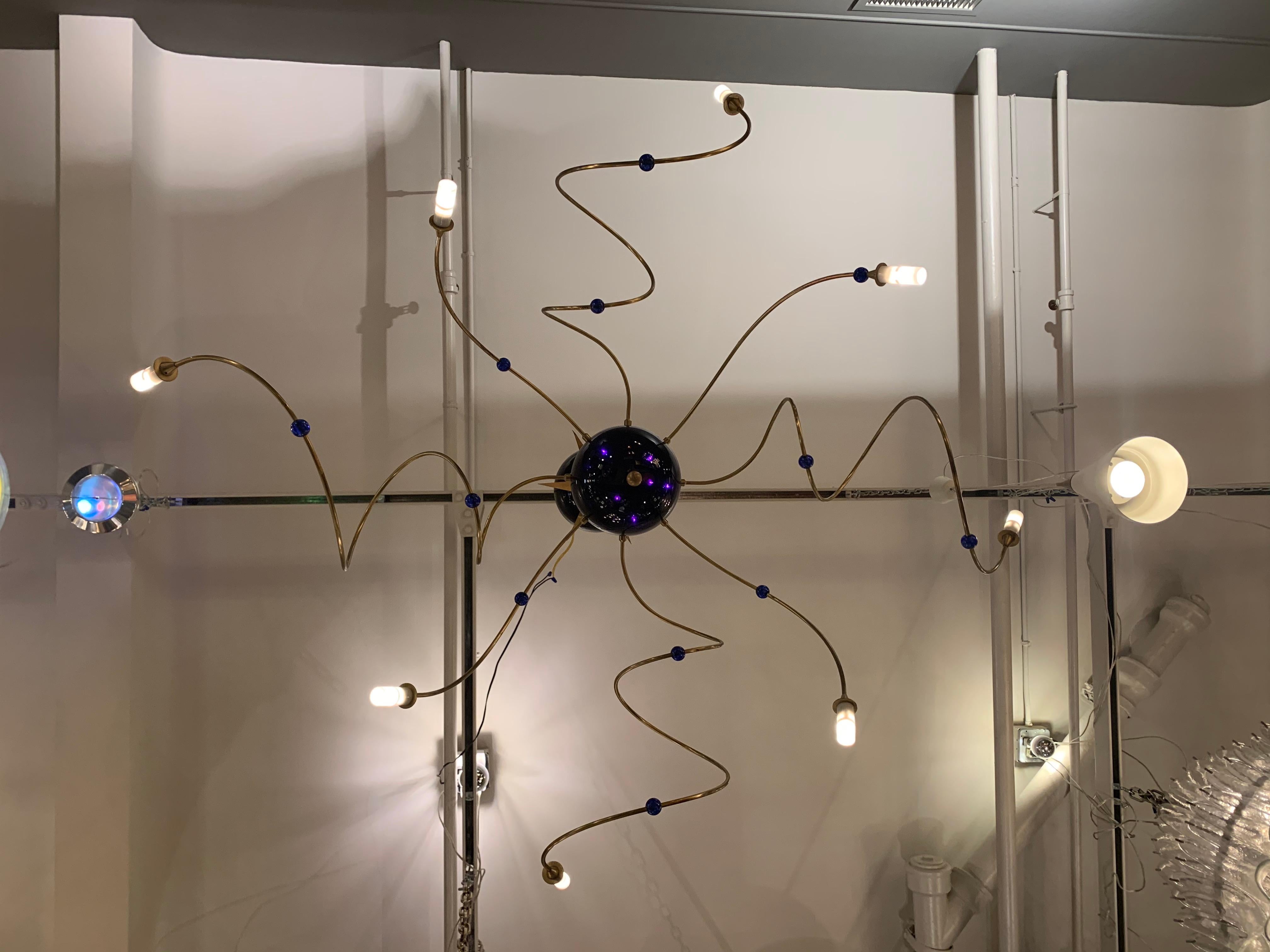 Mid-20th Century Chandelier, Italy 'Murano', 1960s For Sale
