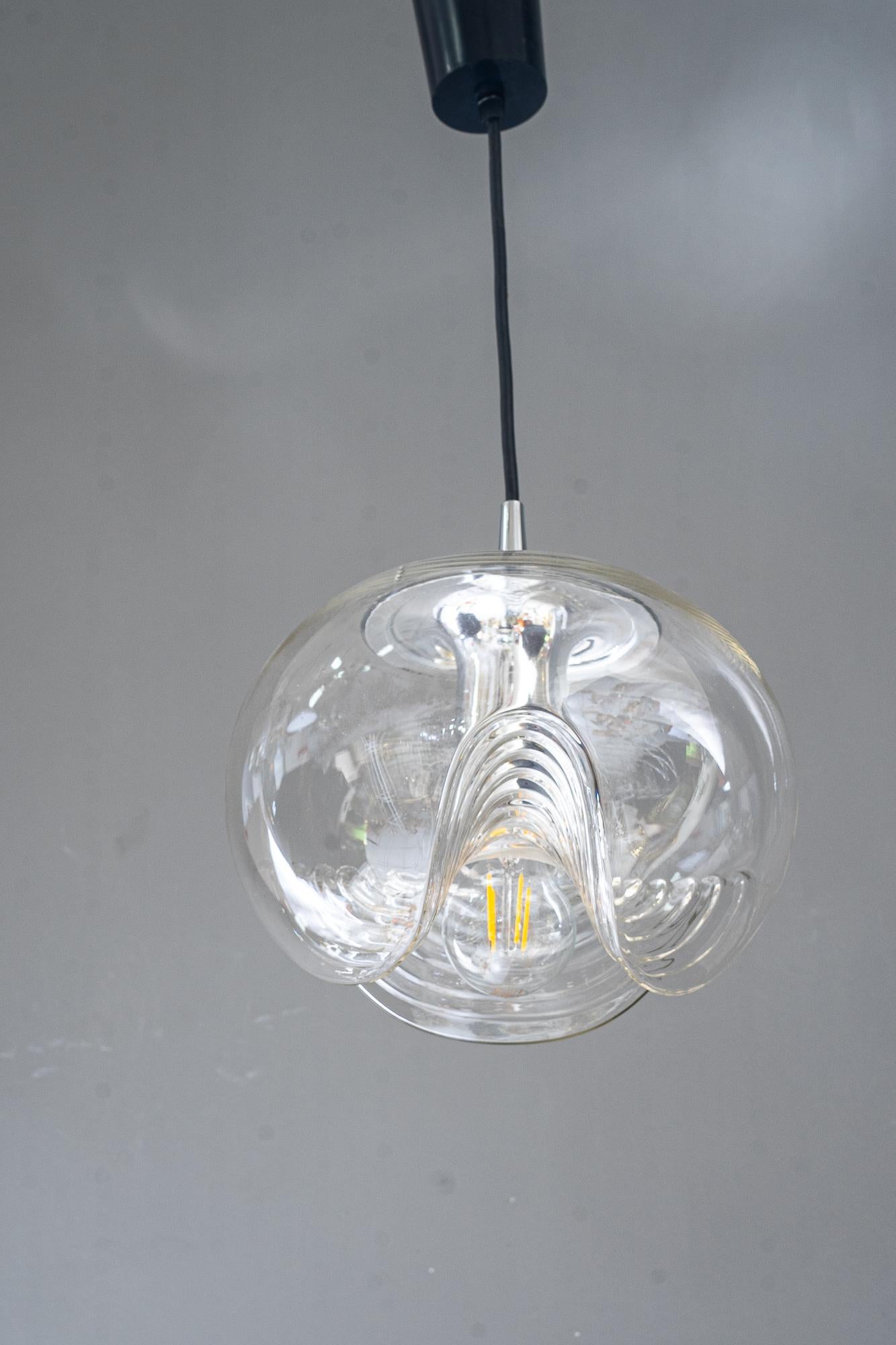 Chandelier Koch & Lowy by Peill & Putzler, Germany, 1970s In Good Condition For Sale In Wien, AT