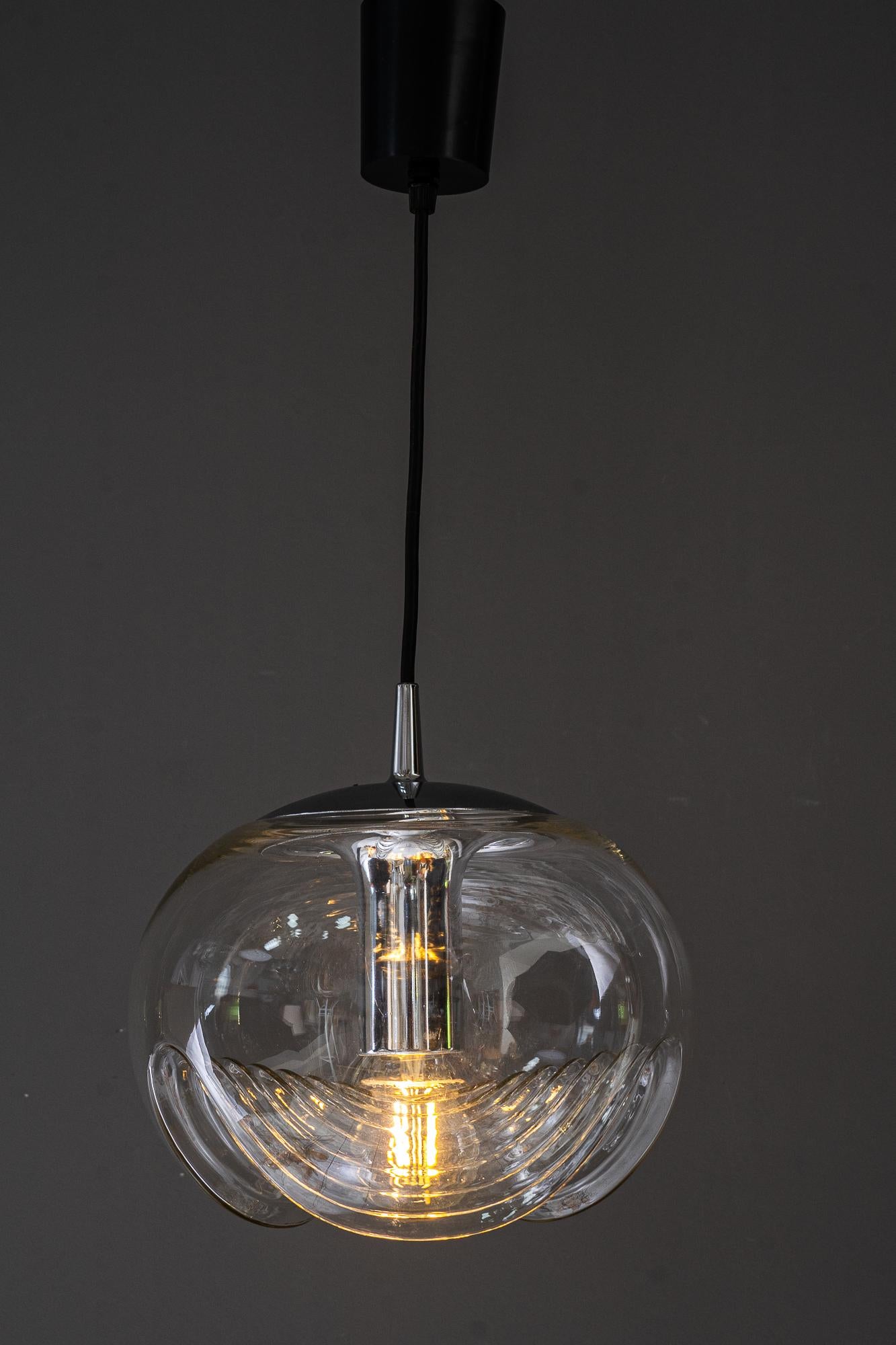 Late 20th Century Chandelier Koch & Lowy by Peill & Putzler, Germany, 1970s For Sale
