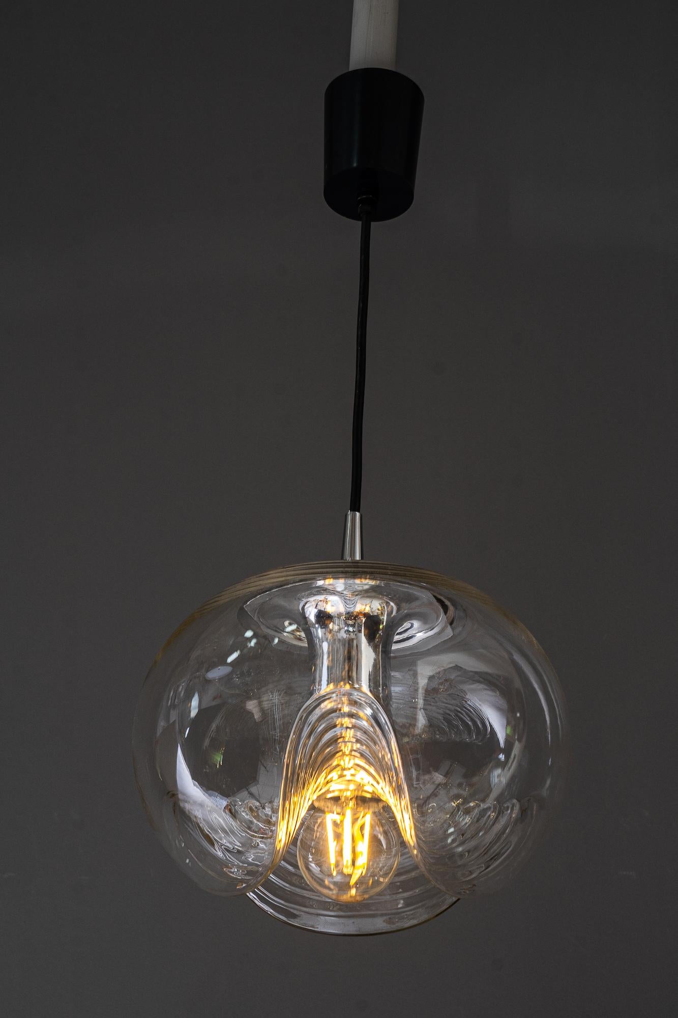 Chandelier Koch & Lowy by Peill & Putzler, Germany, 1970s For Sale 1